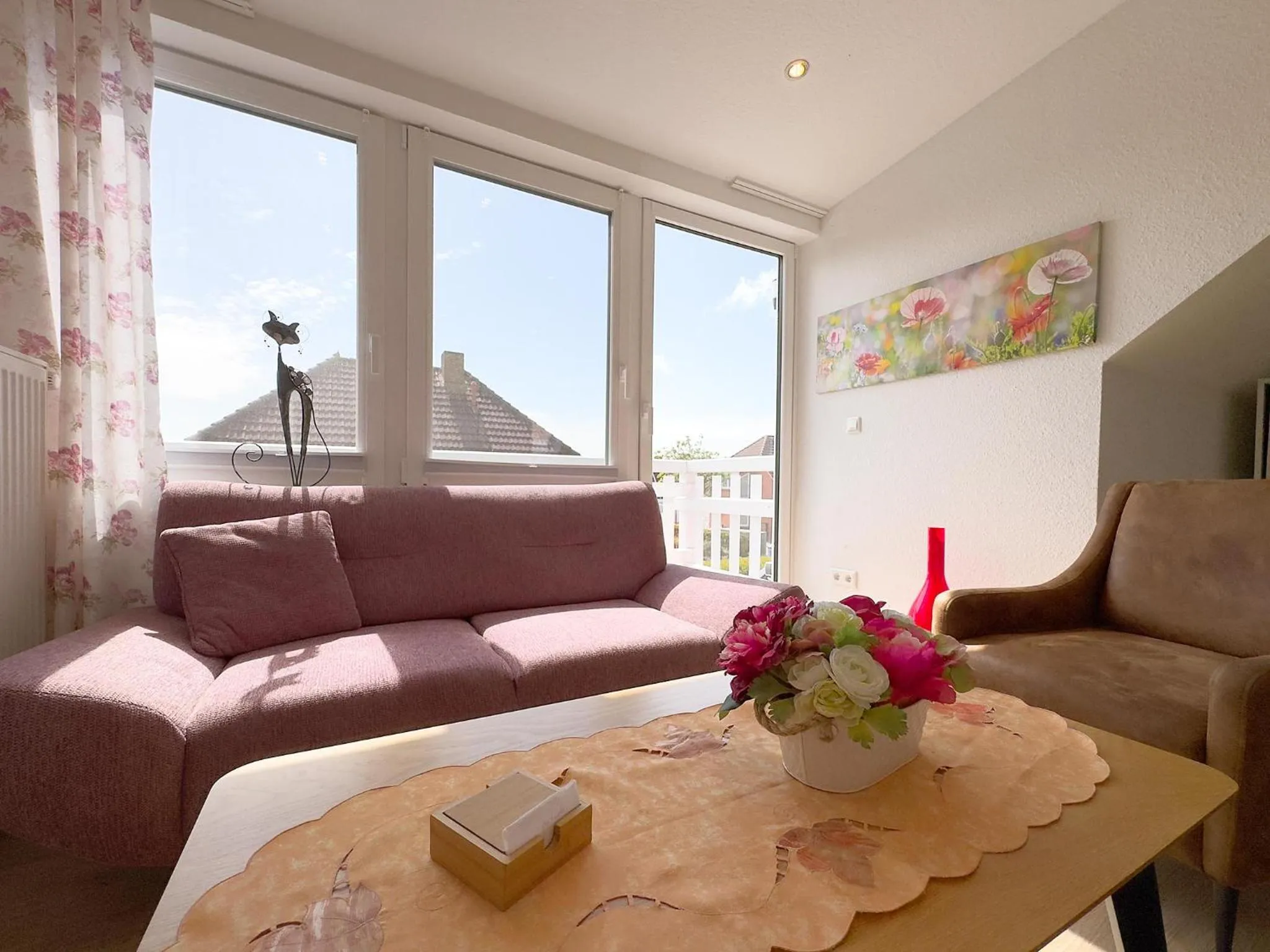 Seating area in Marions Apartments Greetsiel