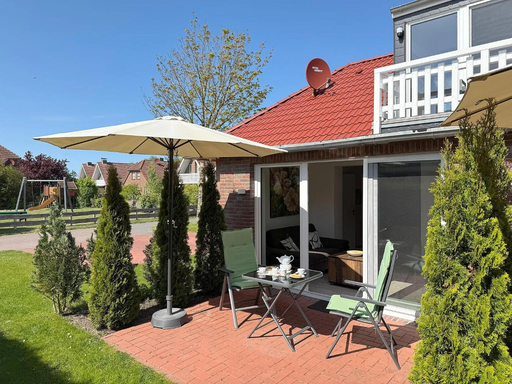 Balcony/Terrace in Marions Apartments Greetsiel