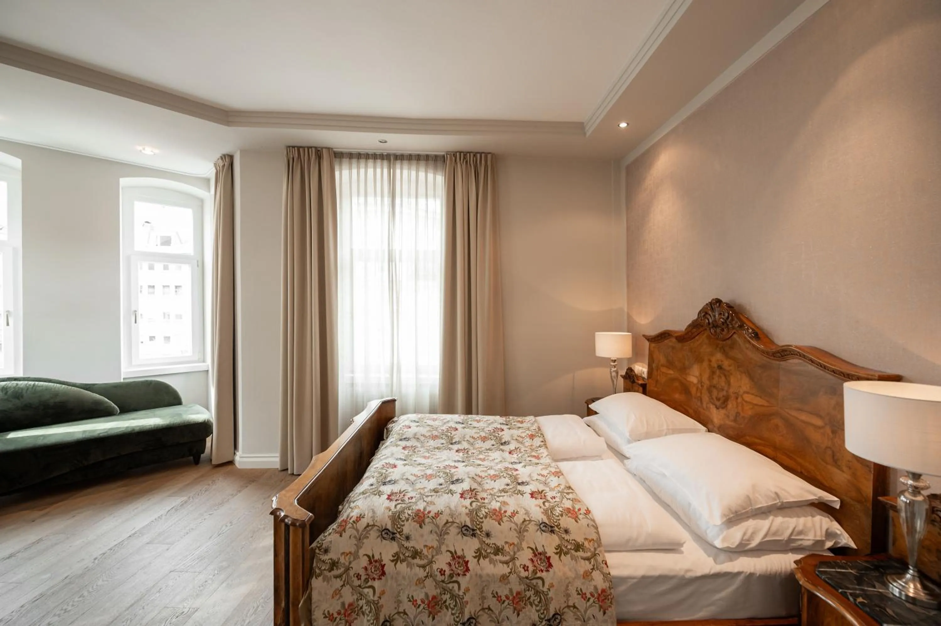 Bed in Hotel Europa Splendid