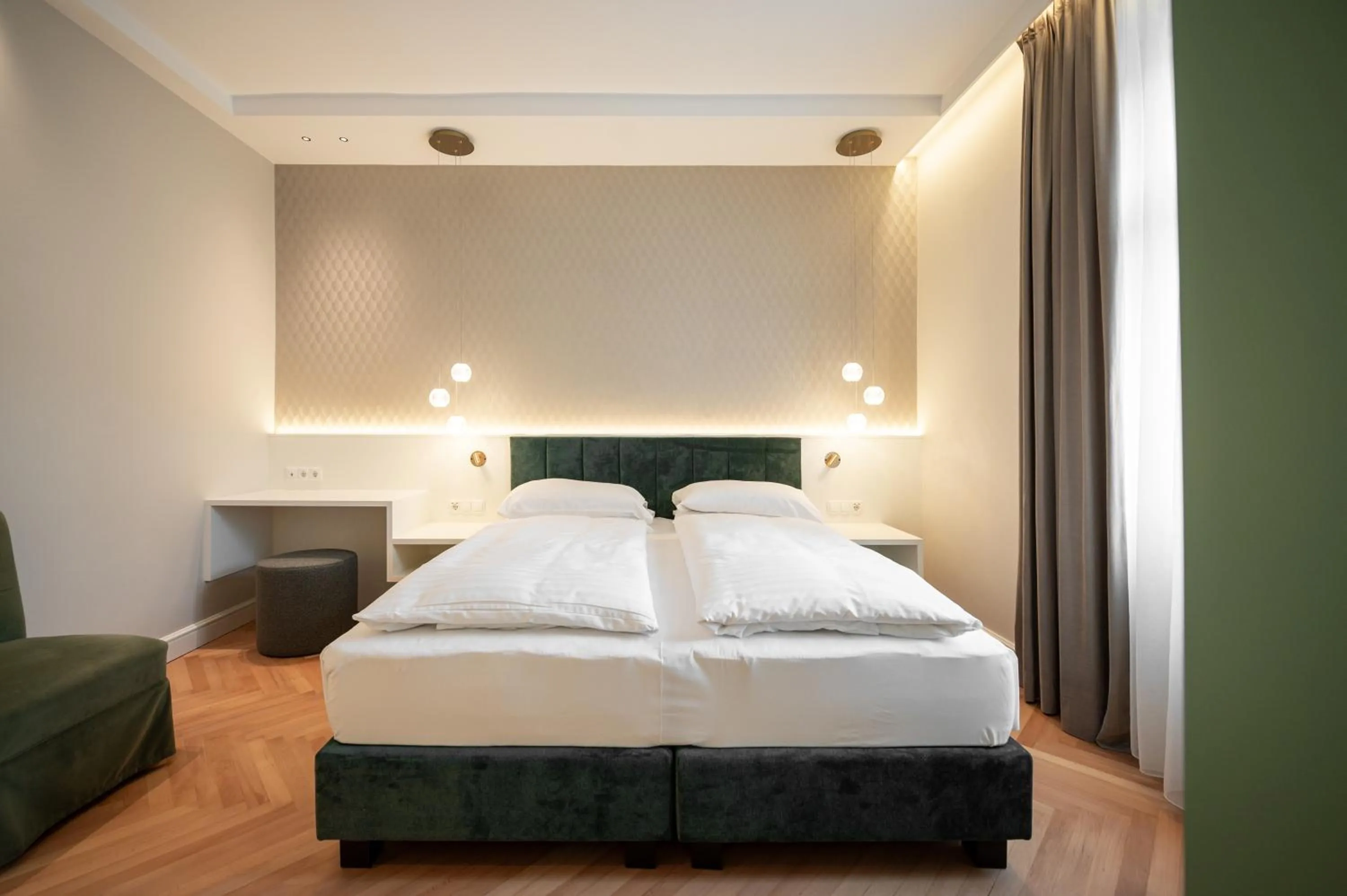 Bed in Hotel Europa Splendid