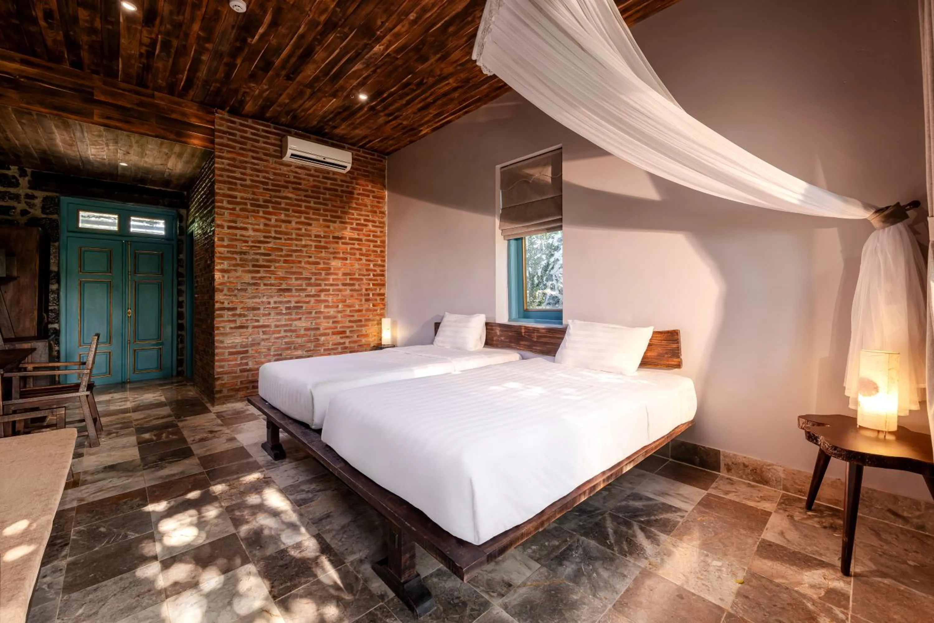 Photo of the whole room, Bed in ChezCao Rice Field Ecolodge Ninh Binh