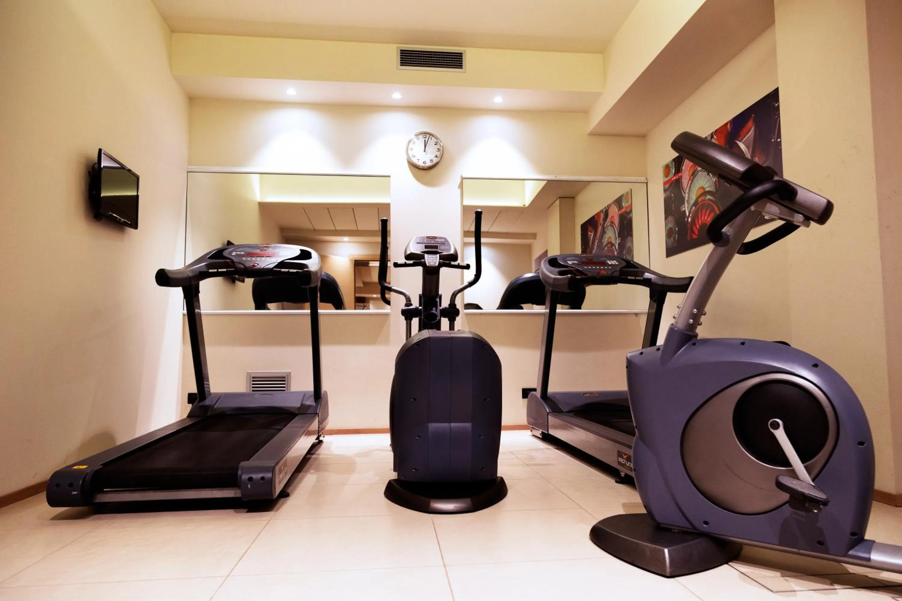 Fitness centre/facilities in JR Hotels Bologna Amadeus