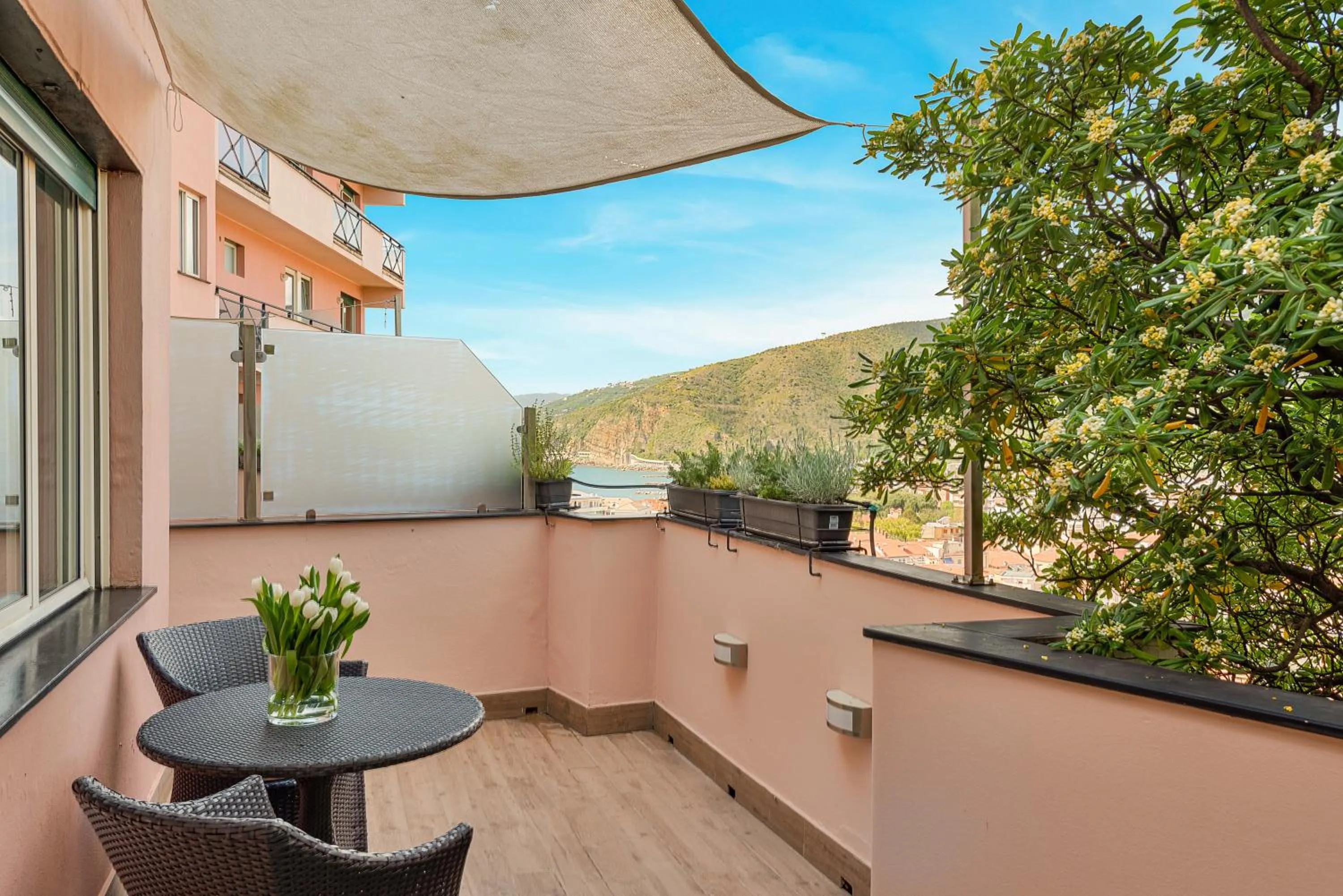 Balcony/Terrace in Hotel Vis à Vis