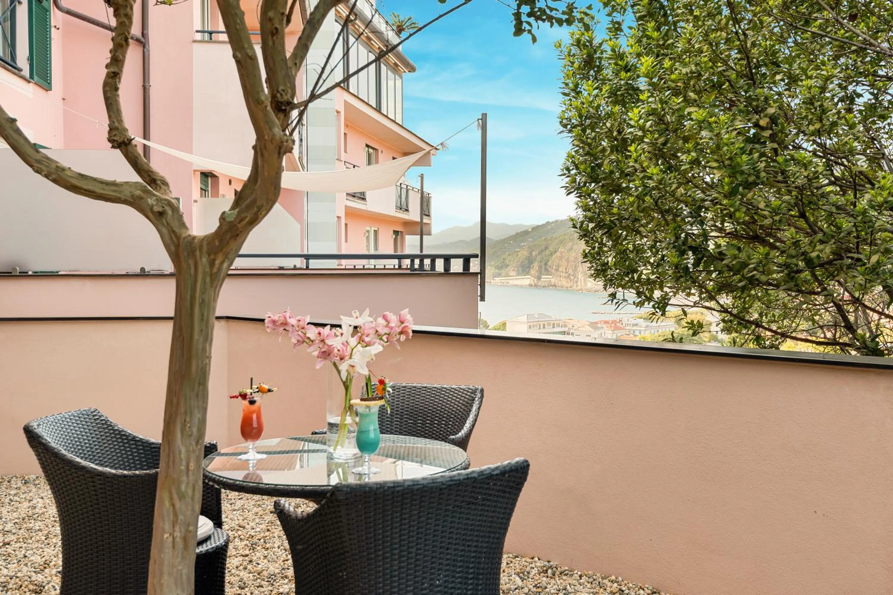 Garden in Hotel Vis à Vis