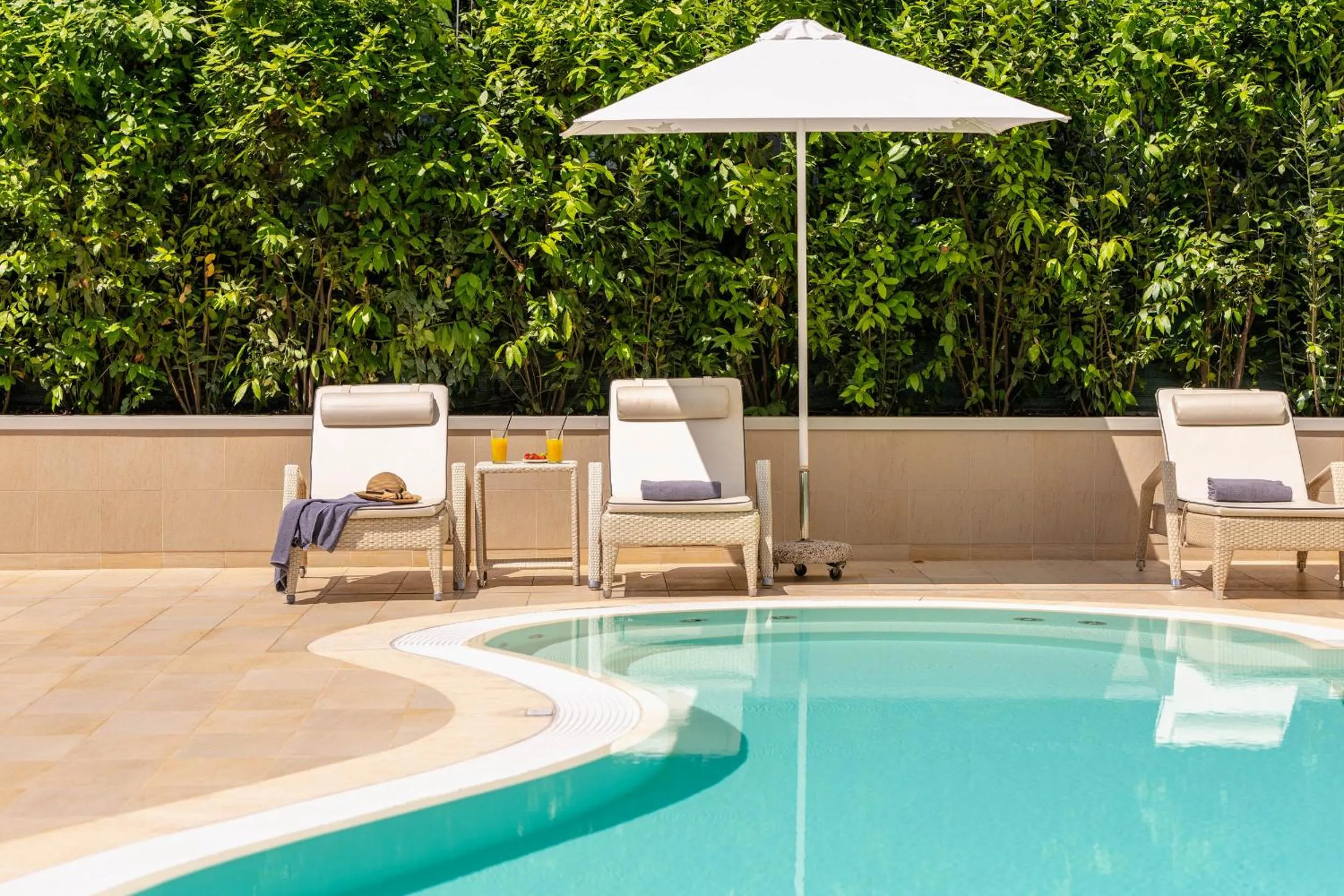 Swimming pool in Villa Rosa Hotel Desenzano