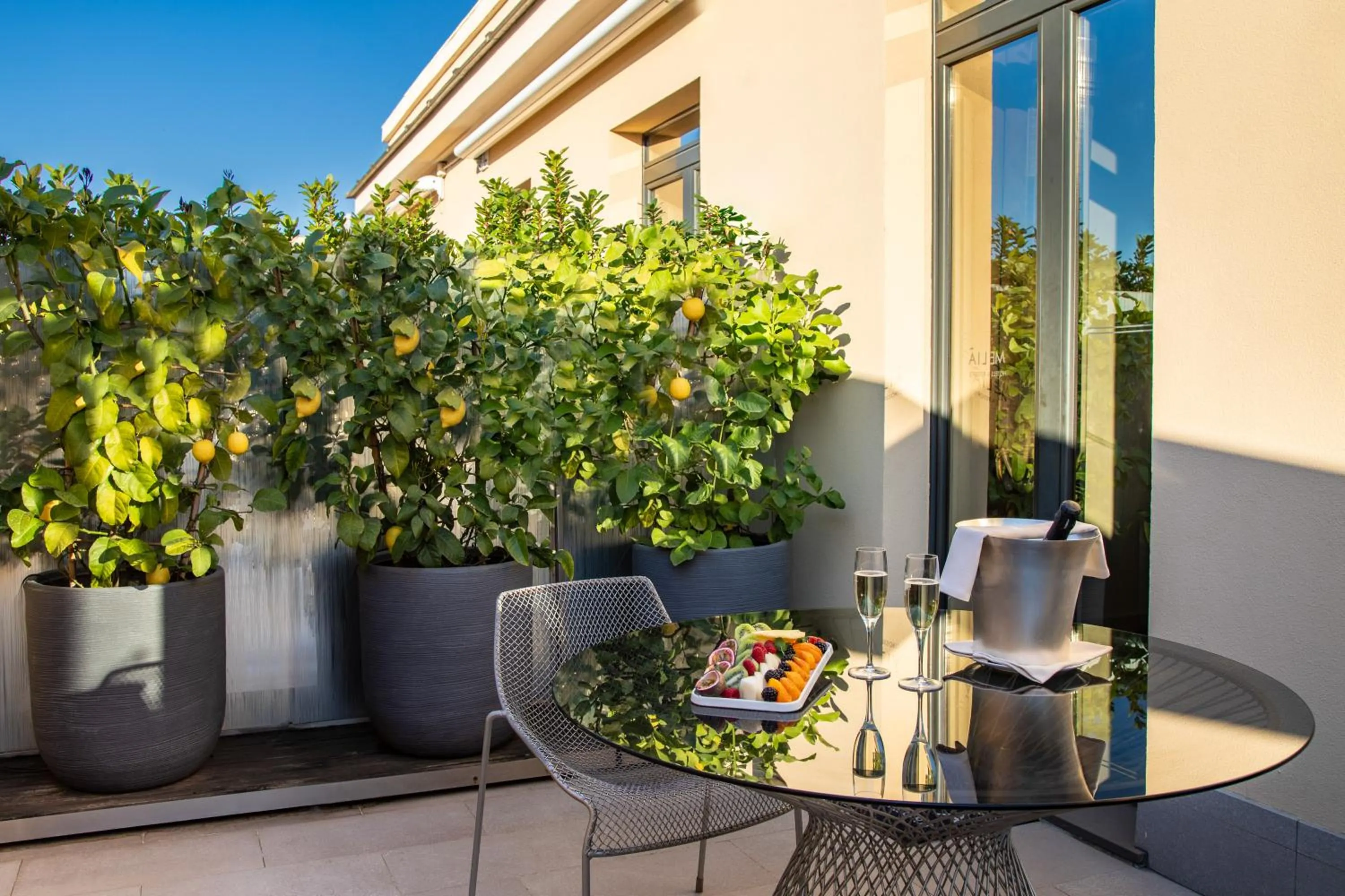 Balcony/Terrace in Meliá Genova