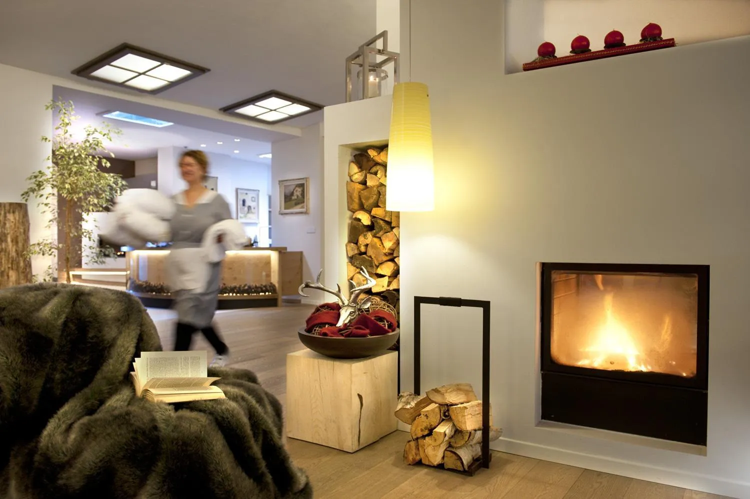 Communal lounge/ TV room in Alp Wellness Sport Hotel Panorama