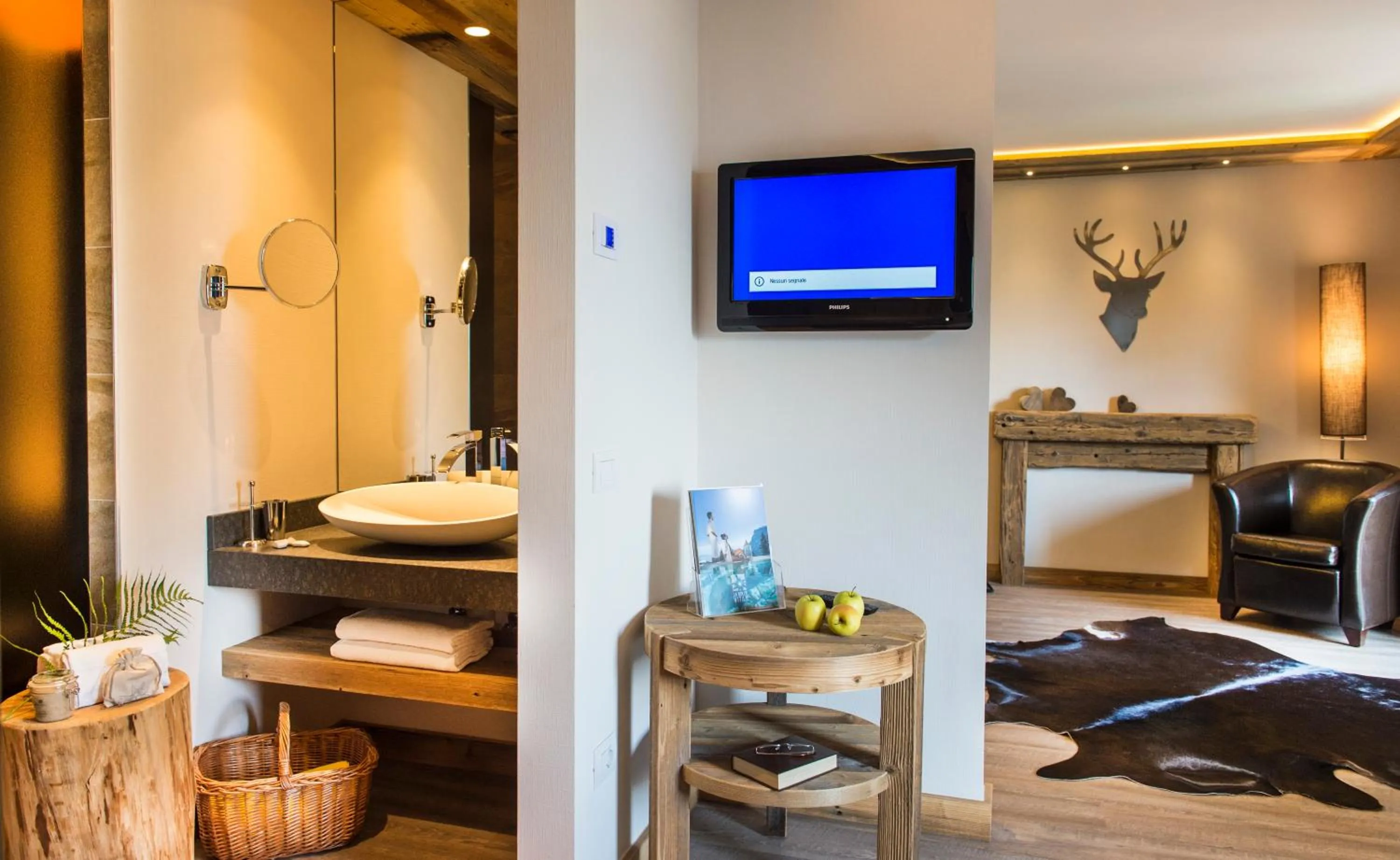 Bed in Alp Wellness Sport Hotel Panorama