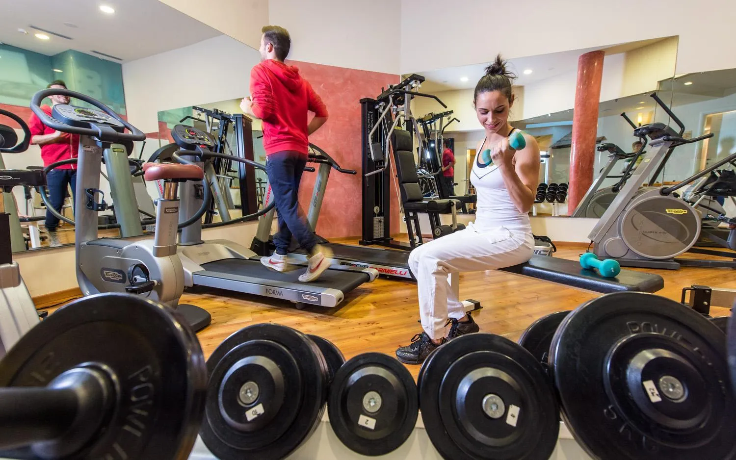 Fitness centre/facilities in Alp Wellness Sport Hotel Panorama