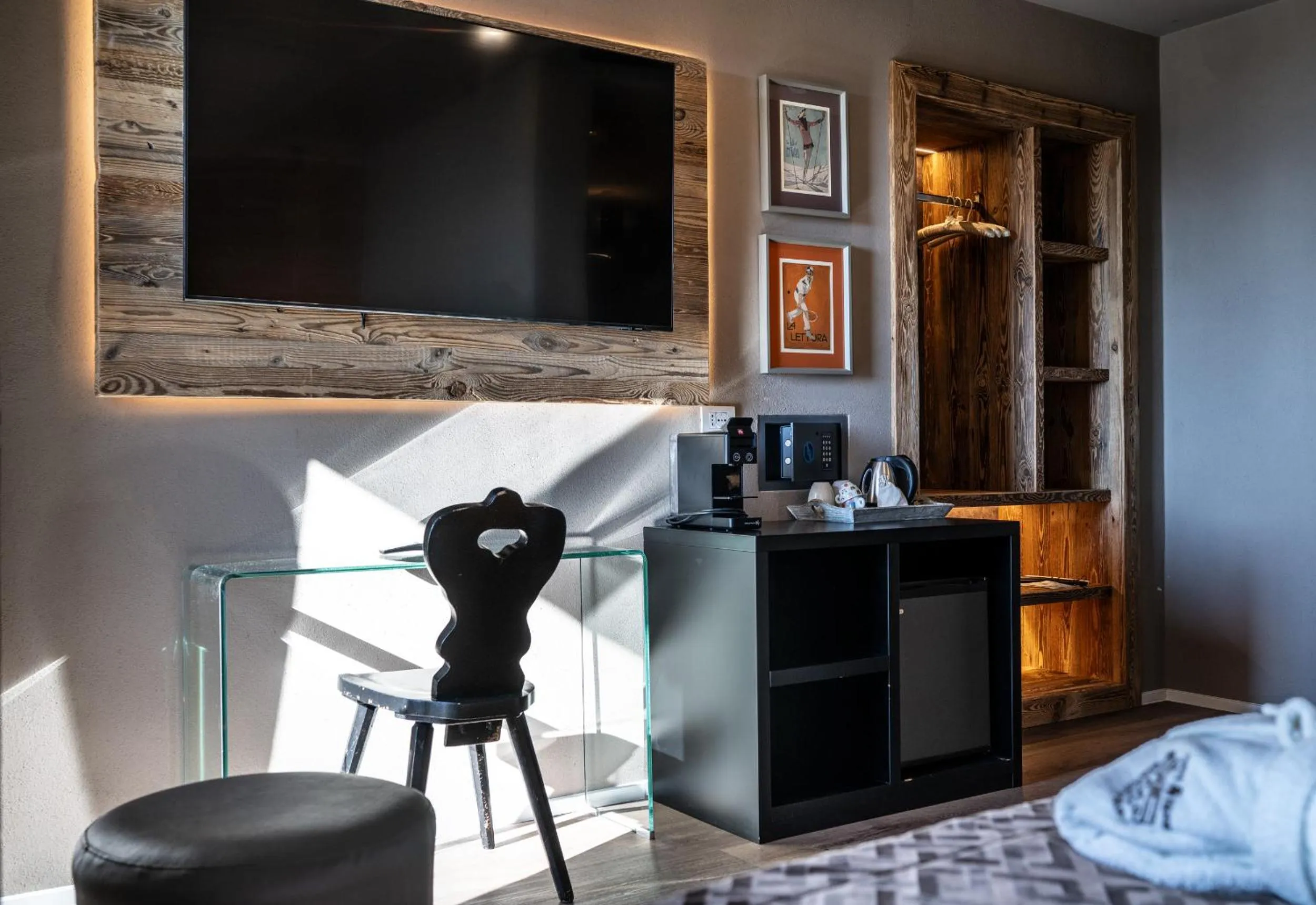 furniture, Bed in Alp & Wellness Sport Hotel Panorama