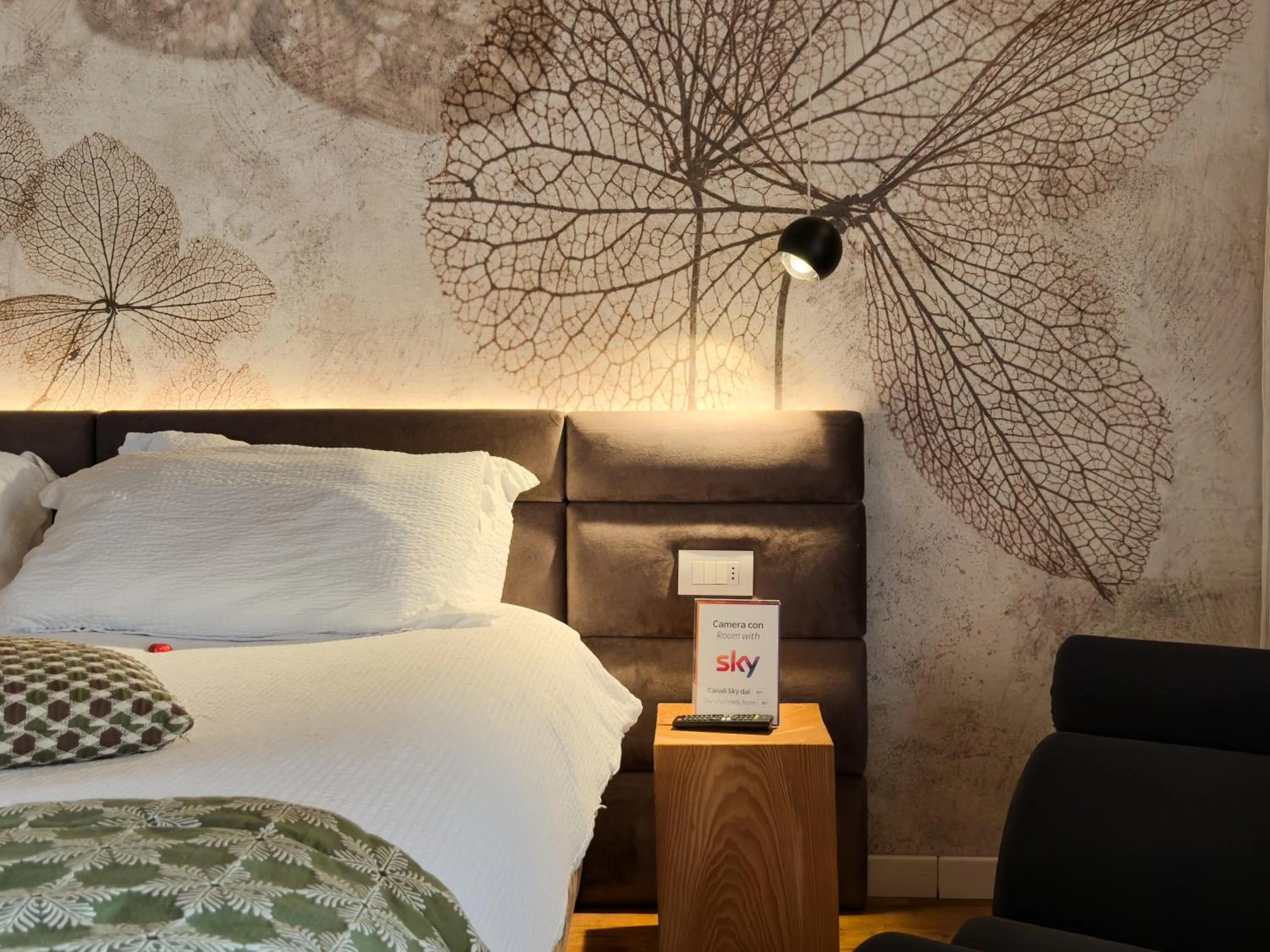 Bed in Alp & Wellness Sport Hotel Panorama