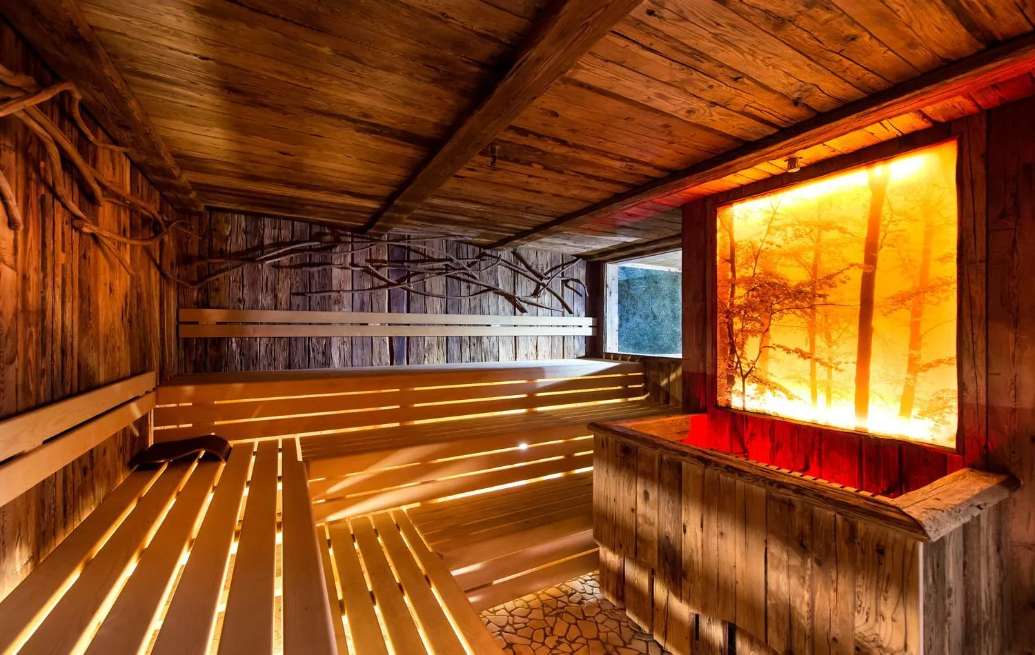 Sauna in Alp Wellness Sport Hotel Panorama
