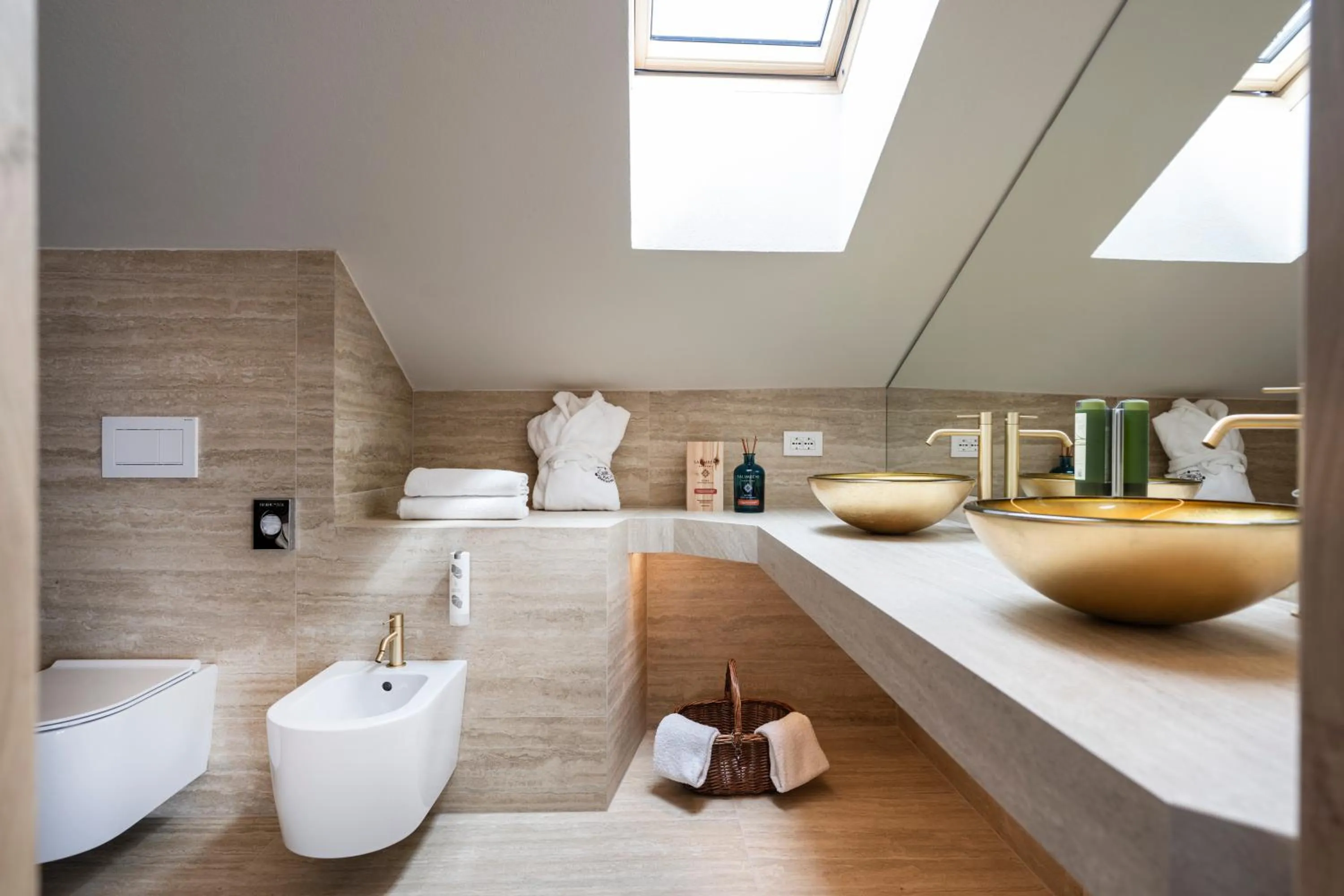 Bathroom in Alp & Wellness Sport Hotel Panorama