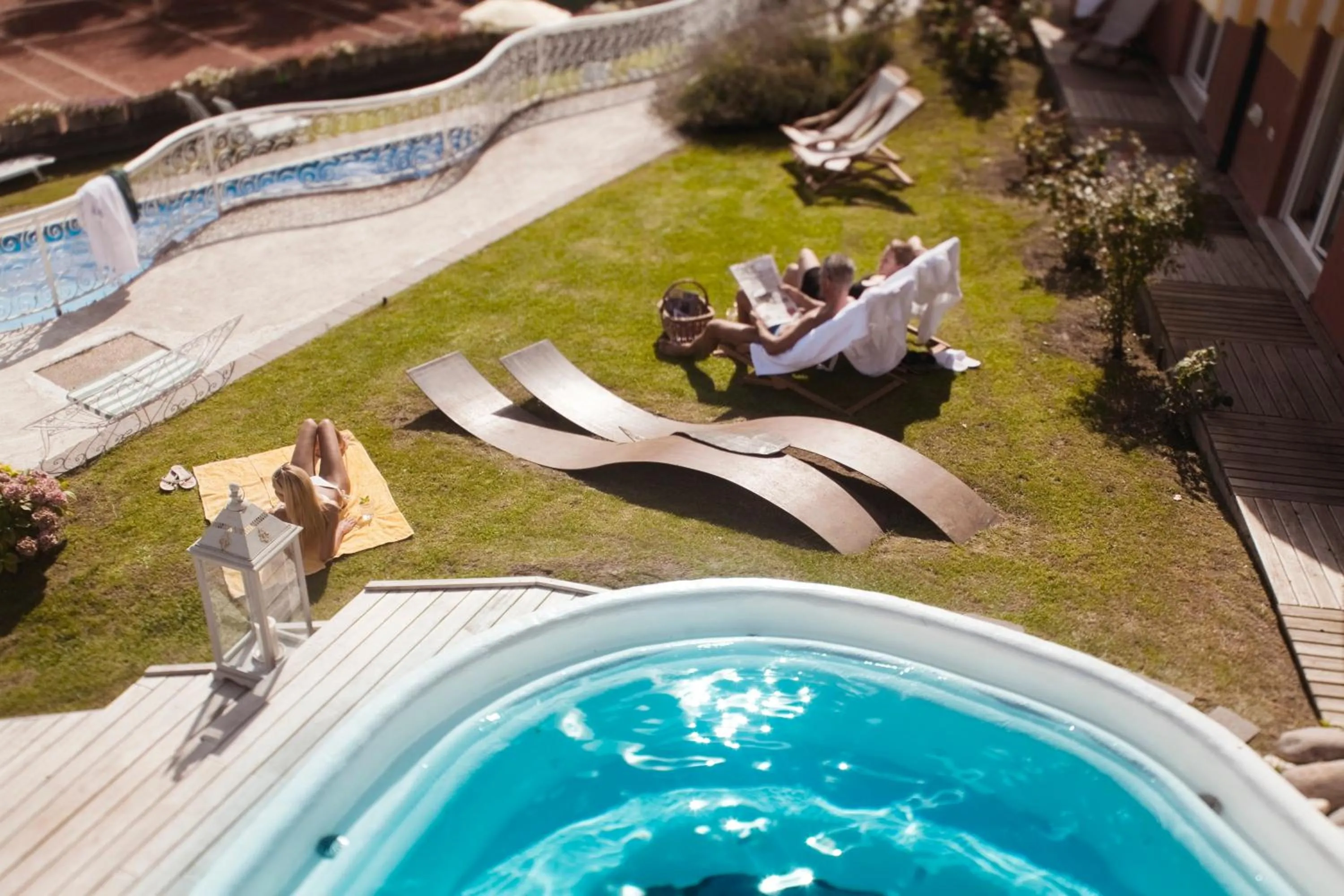 Garden in Alp Wellness Sport Hotel Panorama