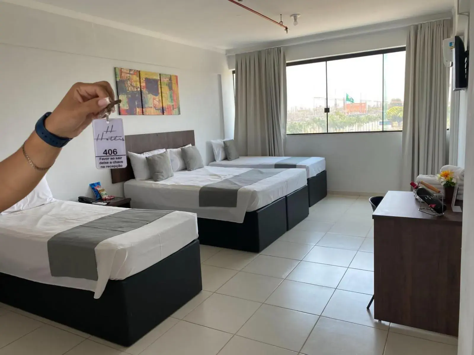 Triple Room - single occupancy in Miami Hotel by H Hotéis - Business Triple Room - single occupancy in Miami Hotel by H Hotéis - Business