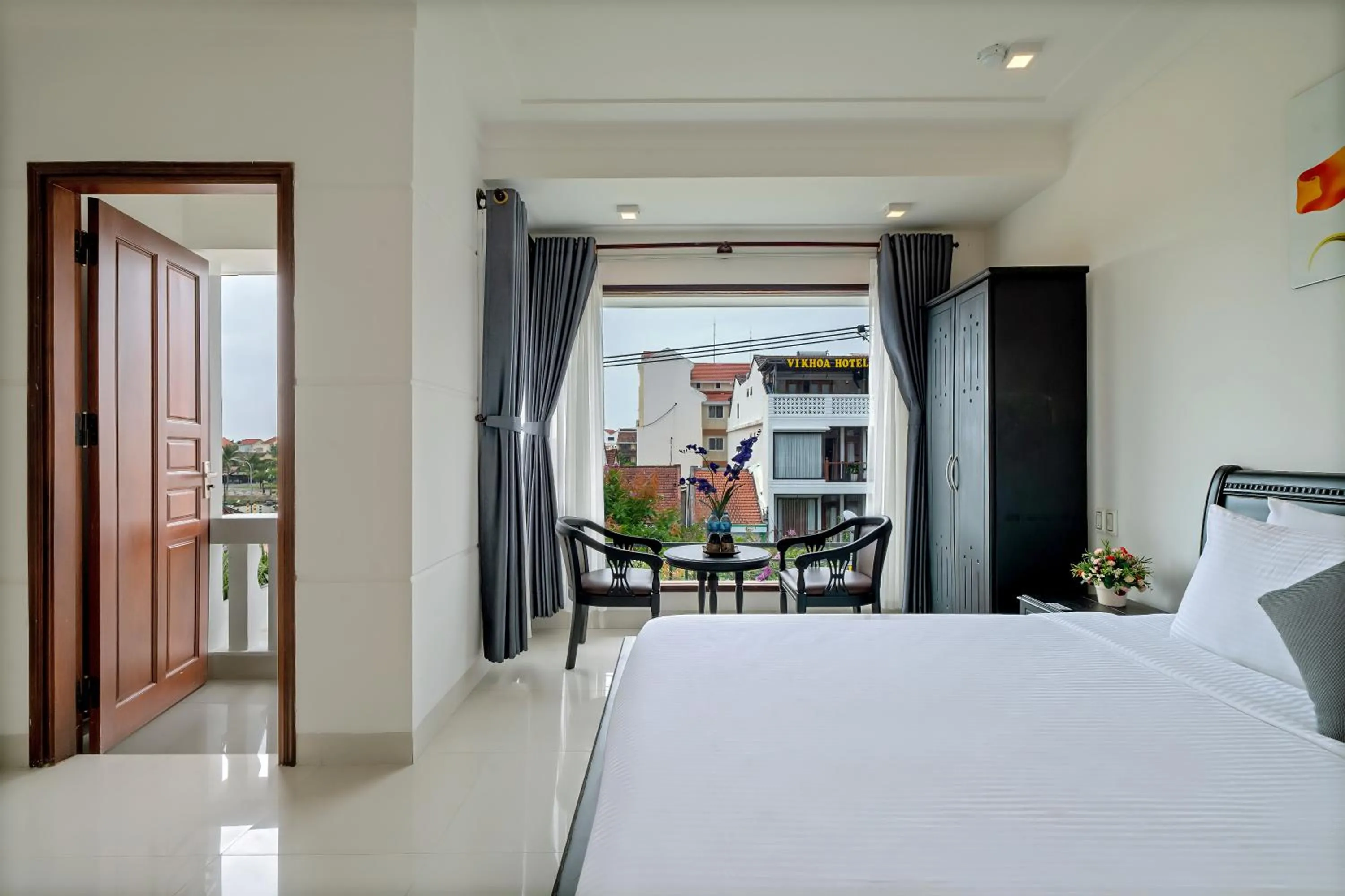 Balcony/Terrace, Bed in 1 Stop Dory Hotel