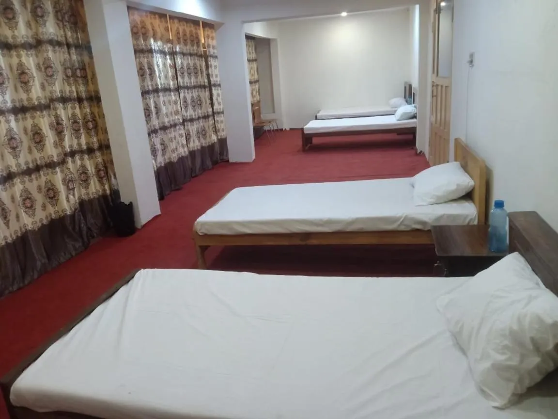 Bed in Highlander inn Skardu