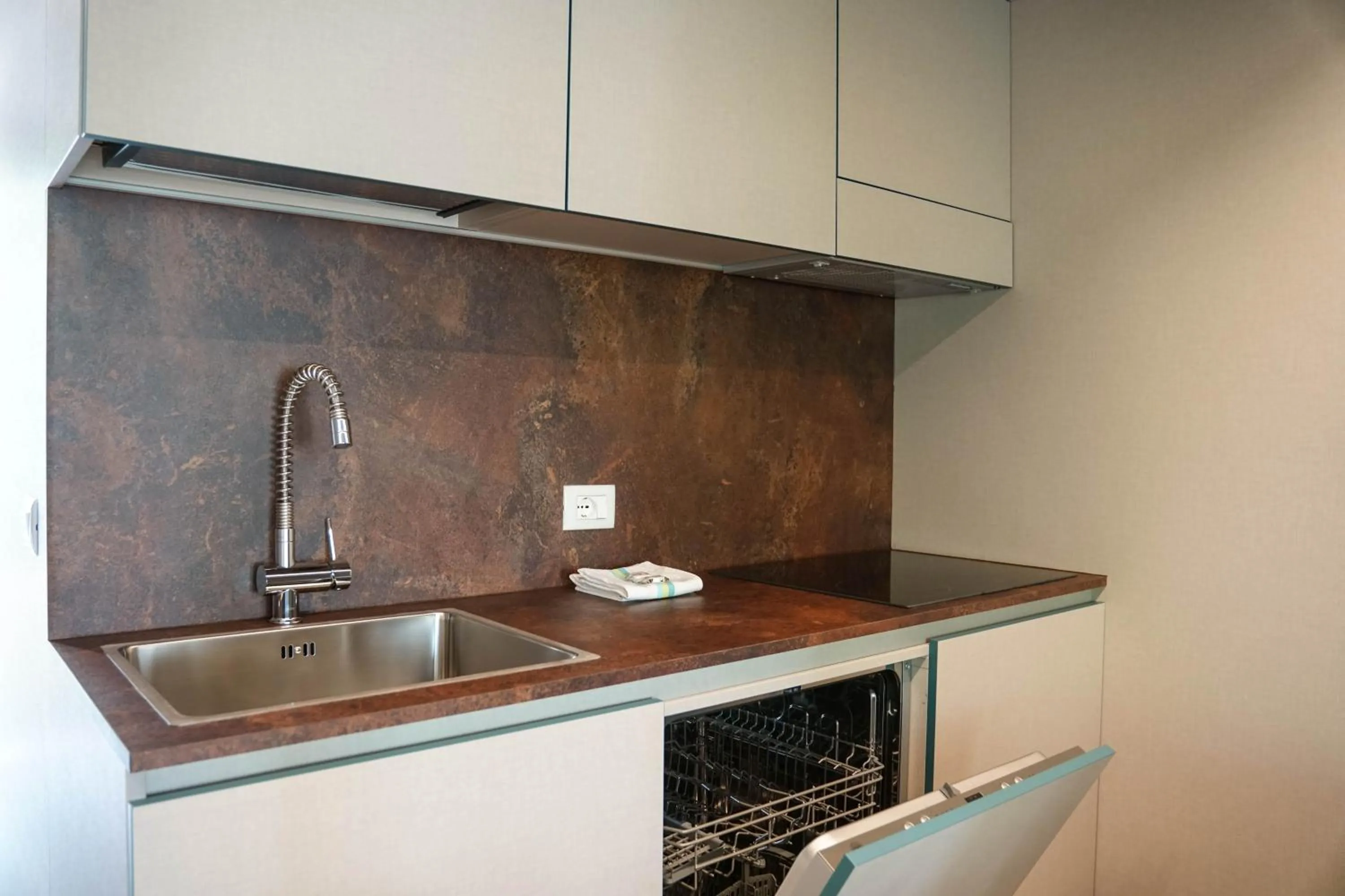 Kitchen or kitchenette in Art&Park Hotel Union Lido