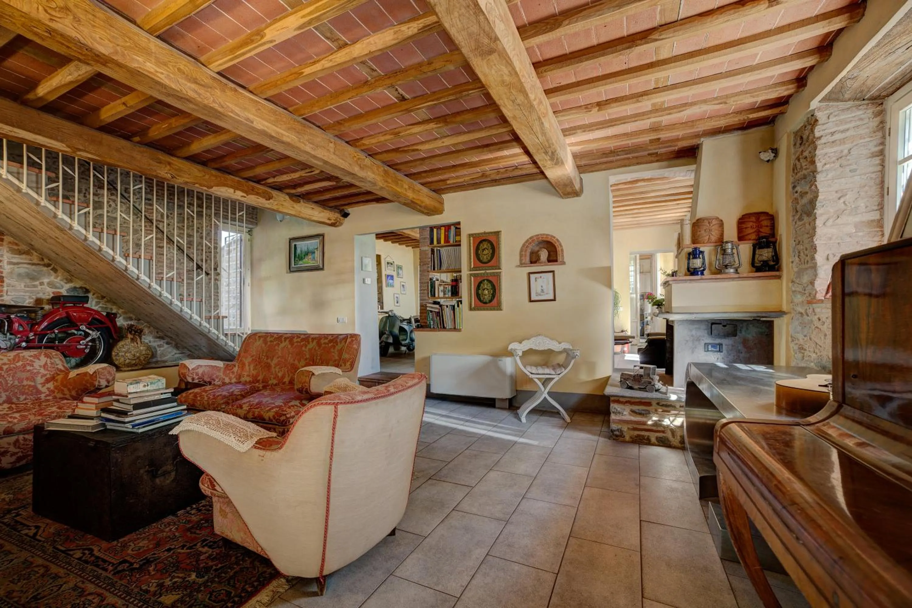 Living room in Relais Del Lago