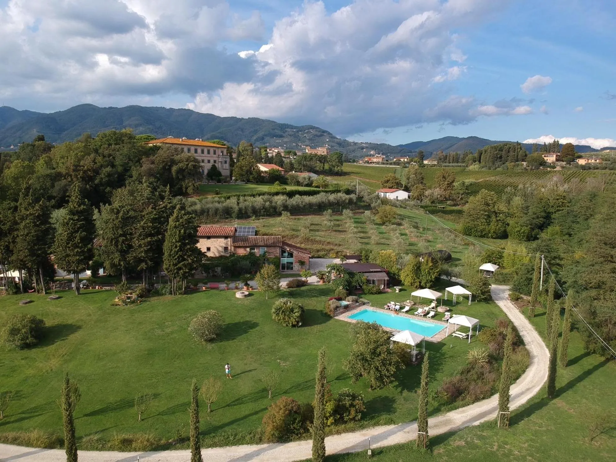 Bird's eye view in Relais Del Lago
