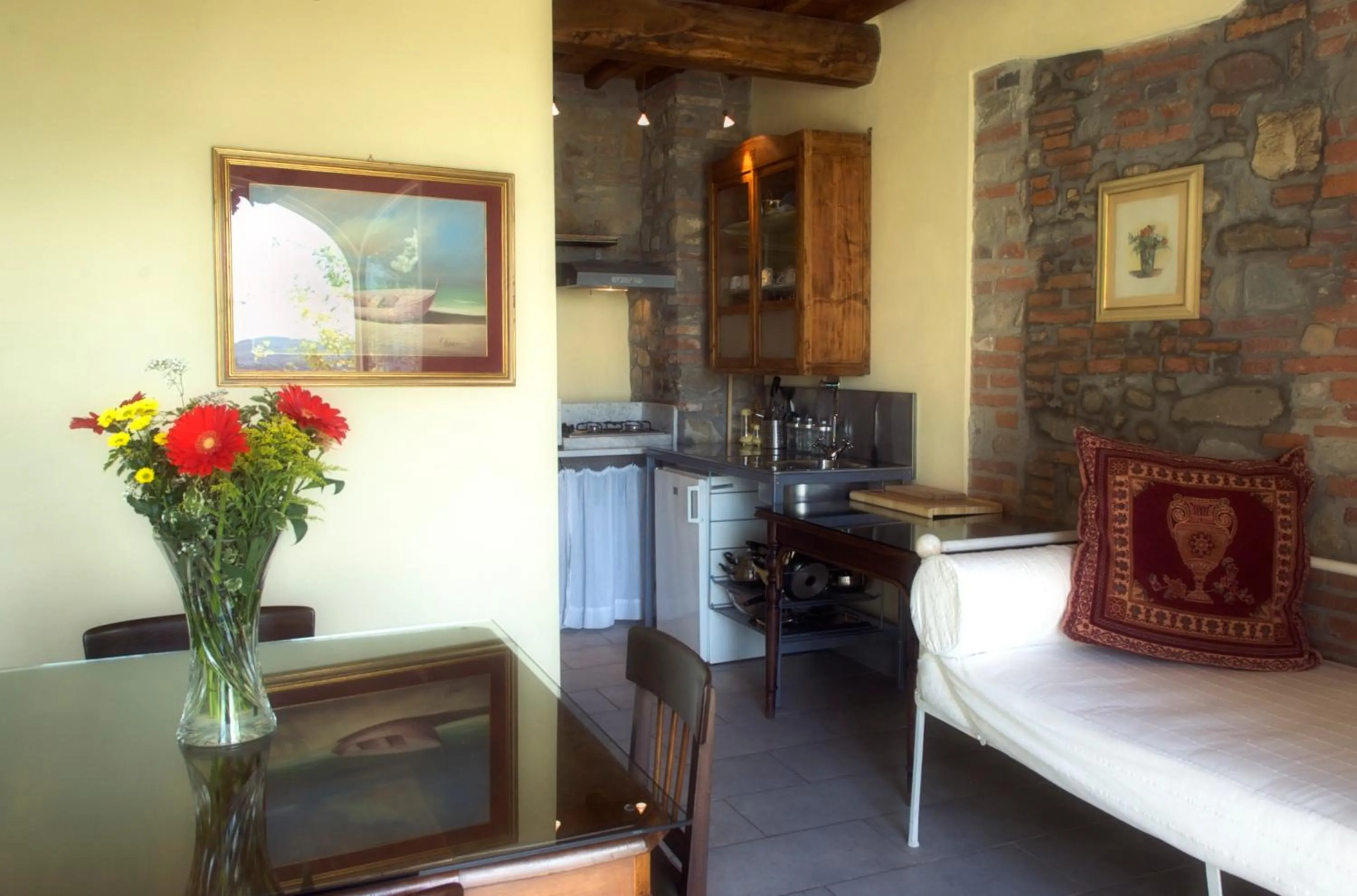 Living room in Relais Del Lago