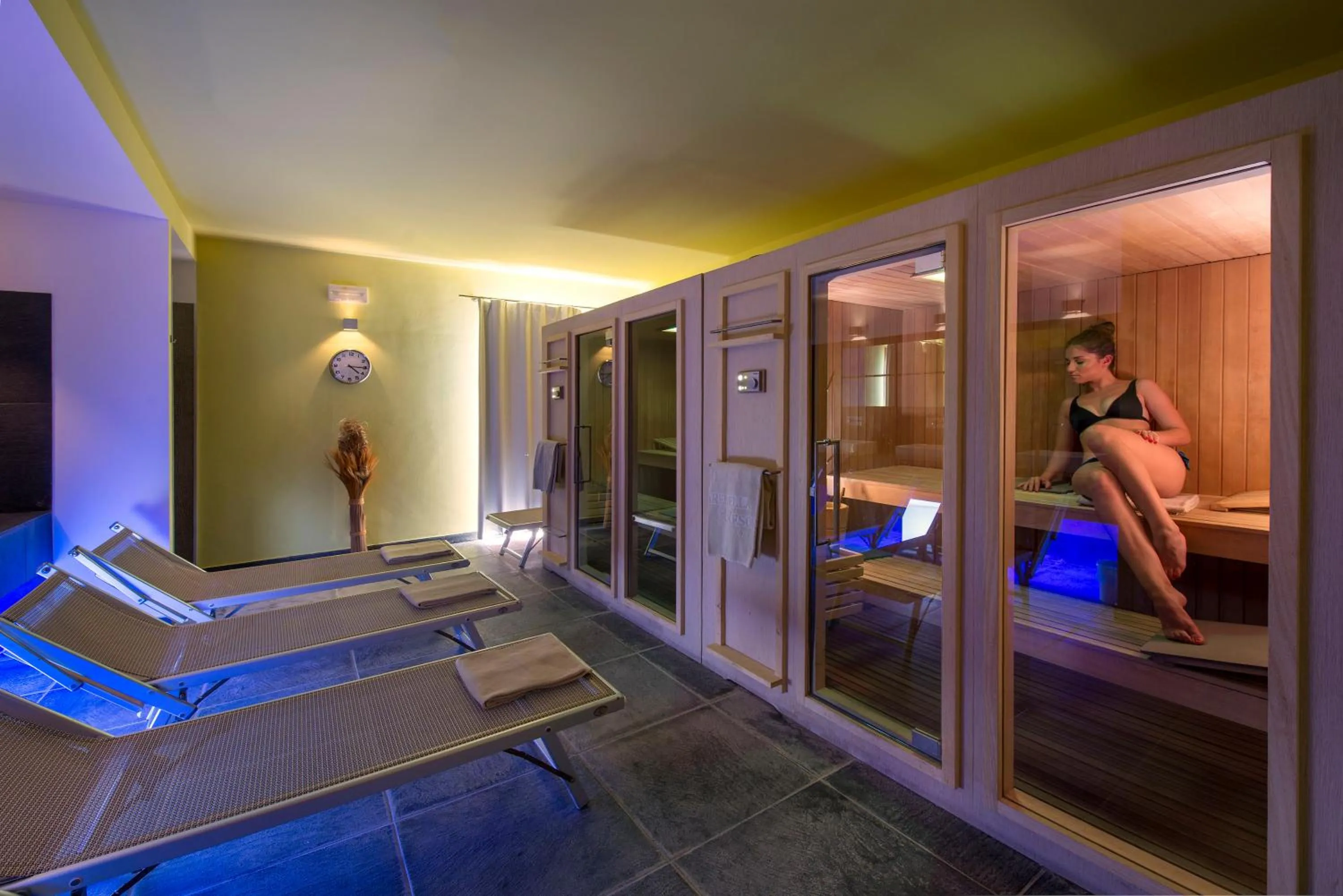 Sauna in VOI Arenella Resort