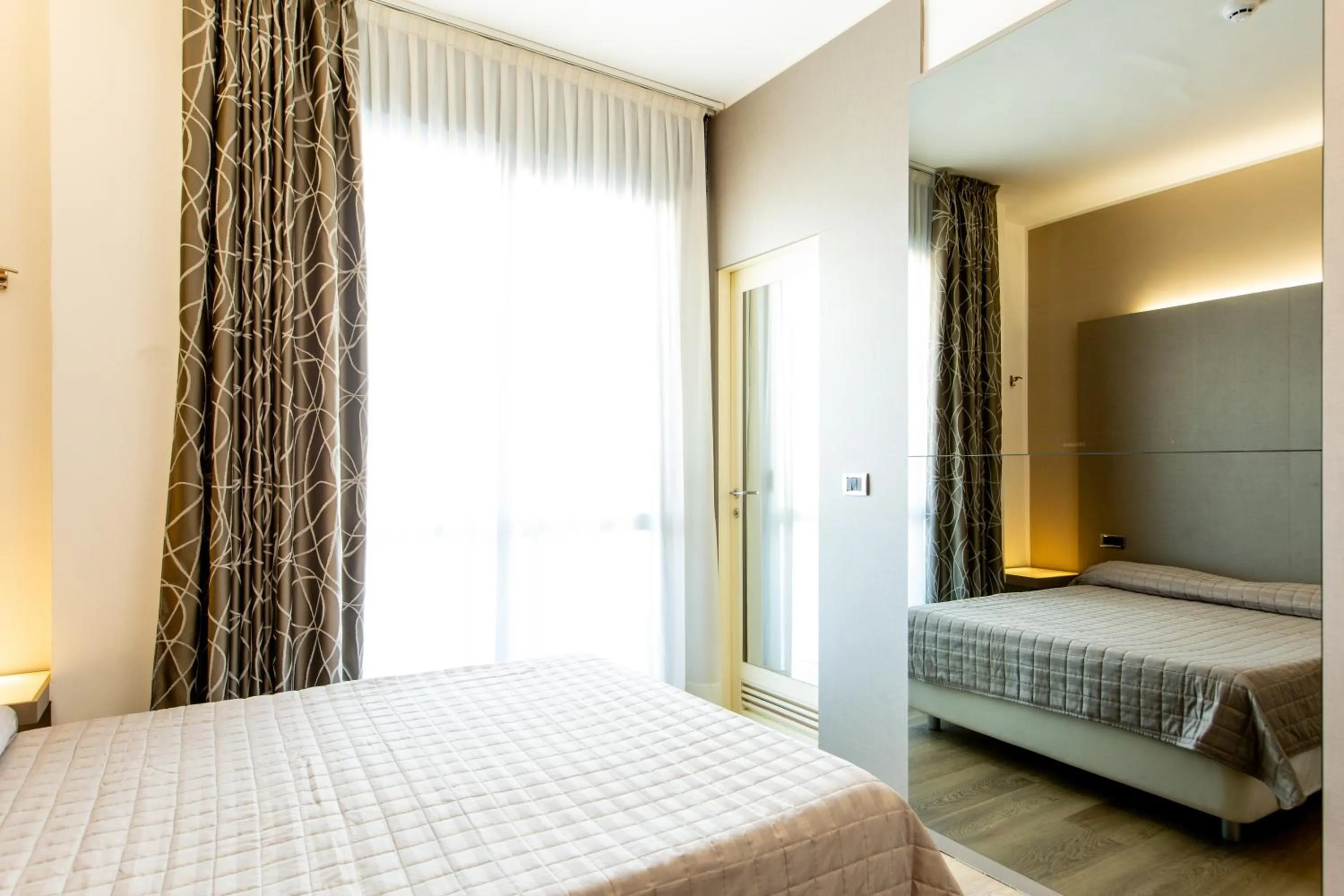 Bed in Hotel Baltic Riccione-Fronte Mare