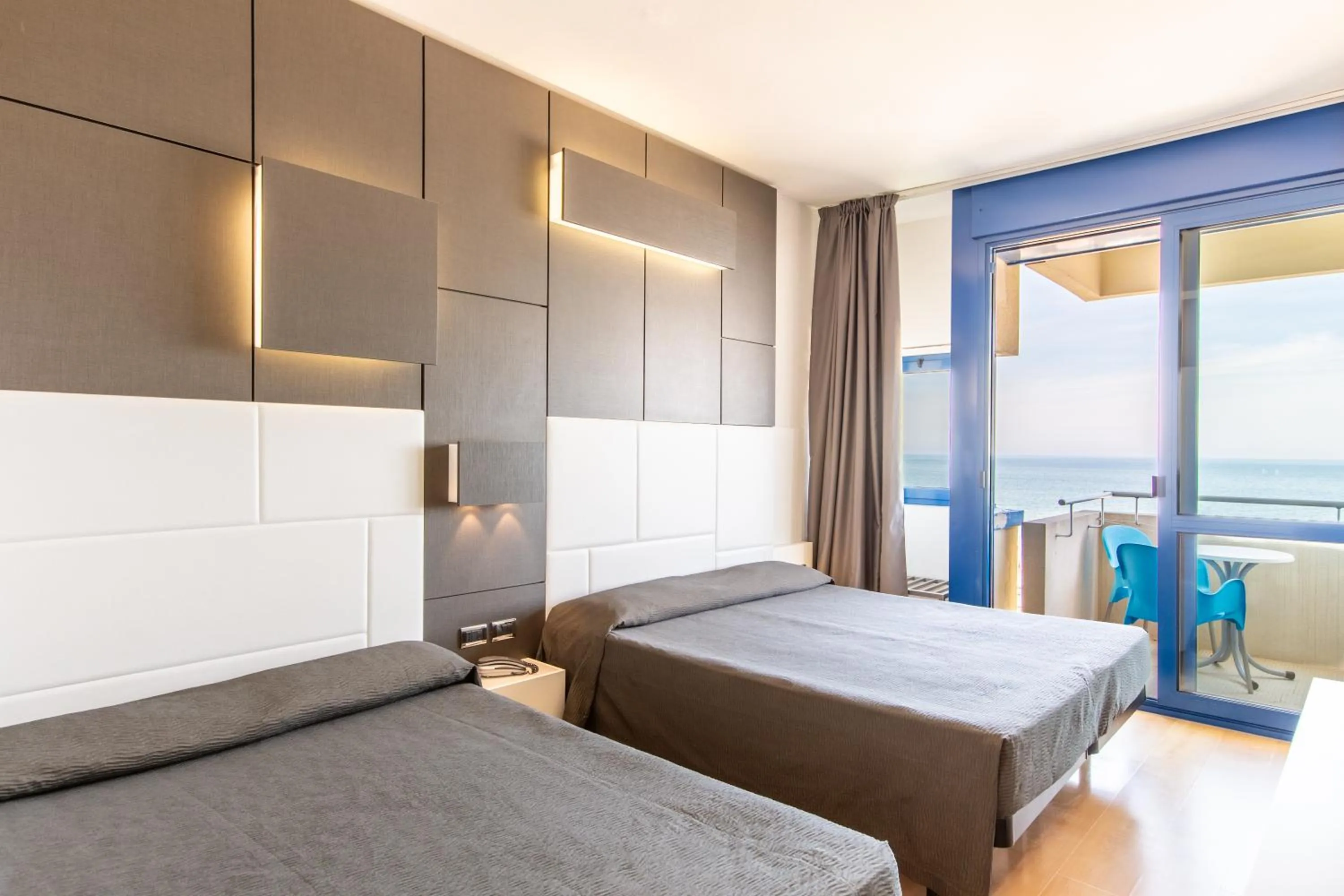 Bed in Hotel Baltic Riccione-Fronte Mare