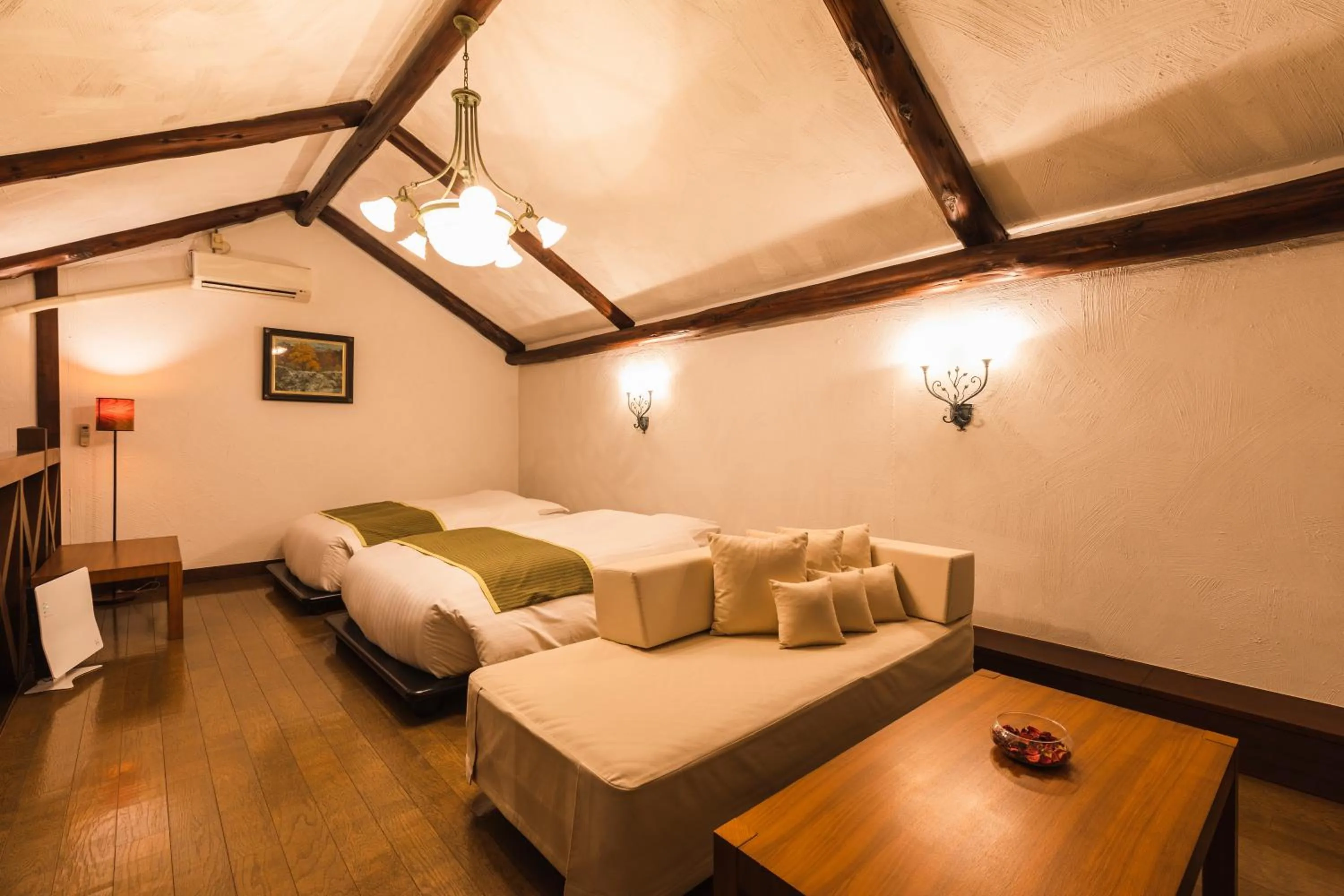 Bed in Hotel Jogakura