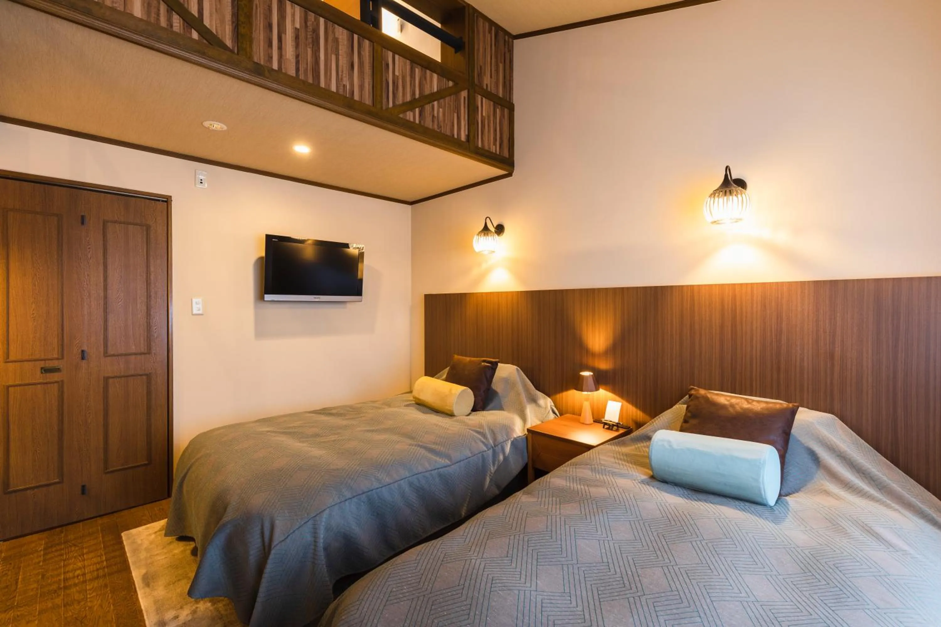 Bed in Hotel Jogakura