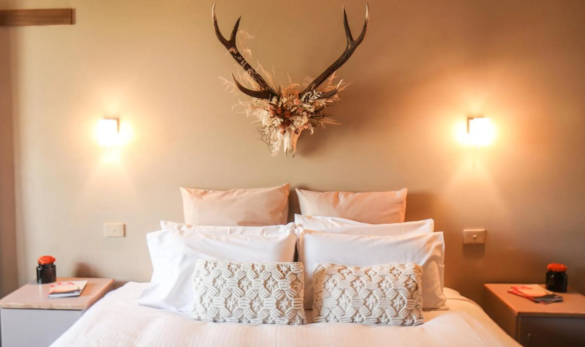 Spring, Bed in Hotel High Plains