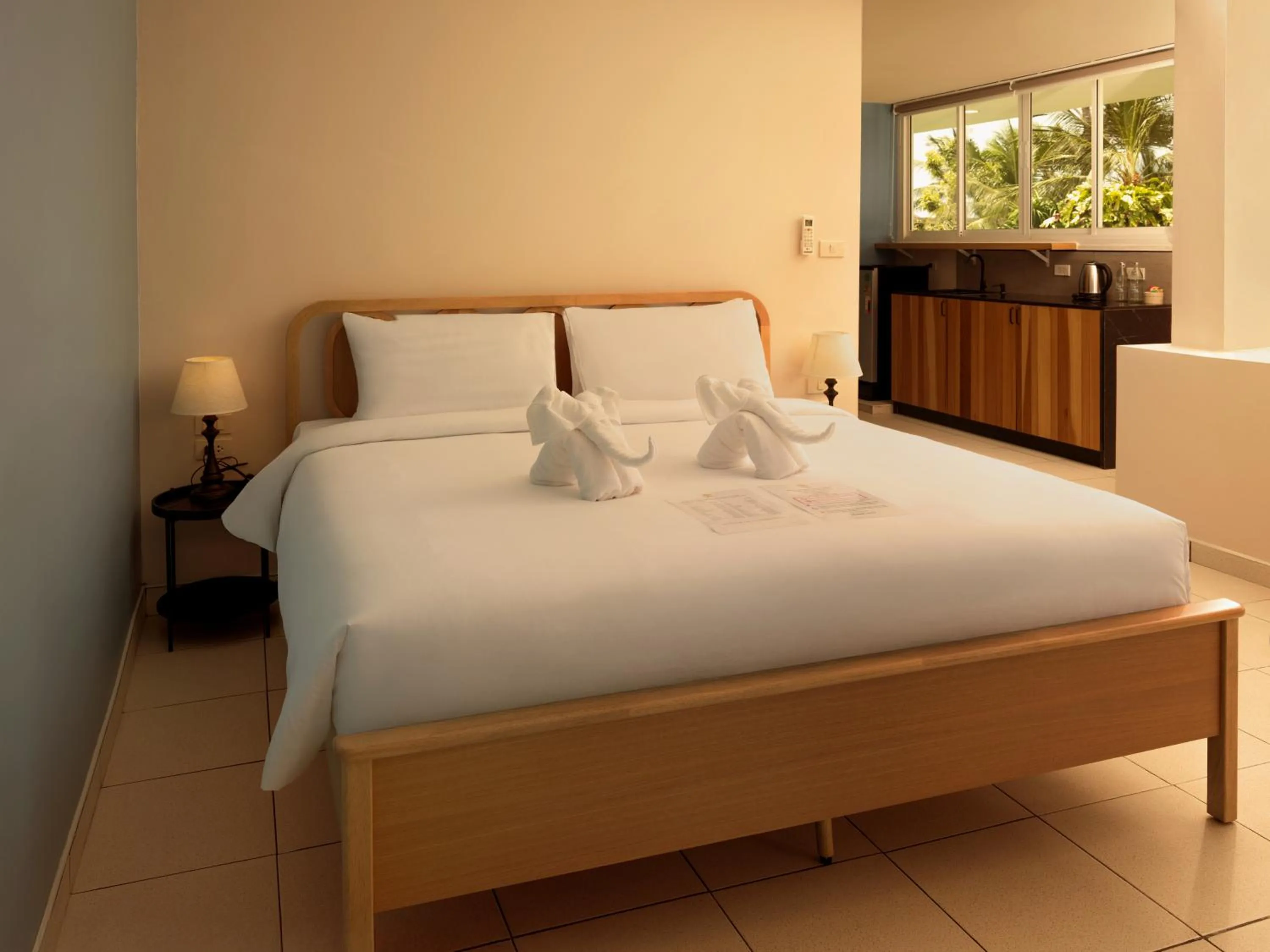 Bed in Lenny's Koh Samui