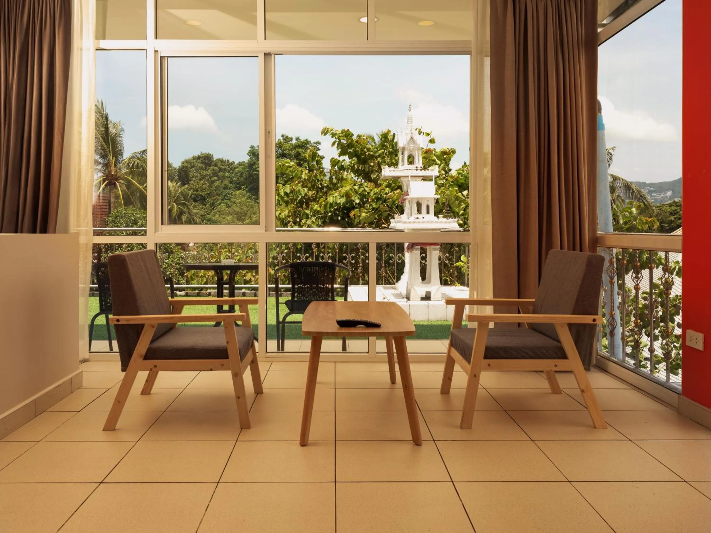 Seating area in Lenny's Koh Samui