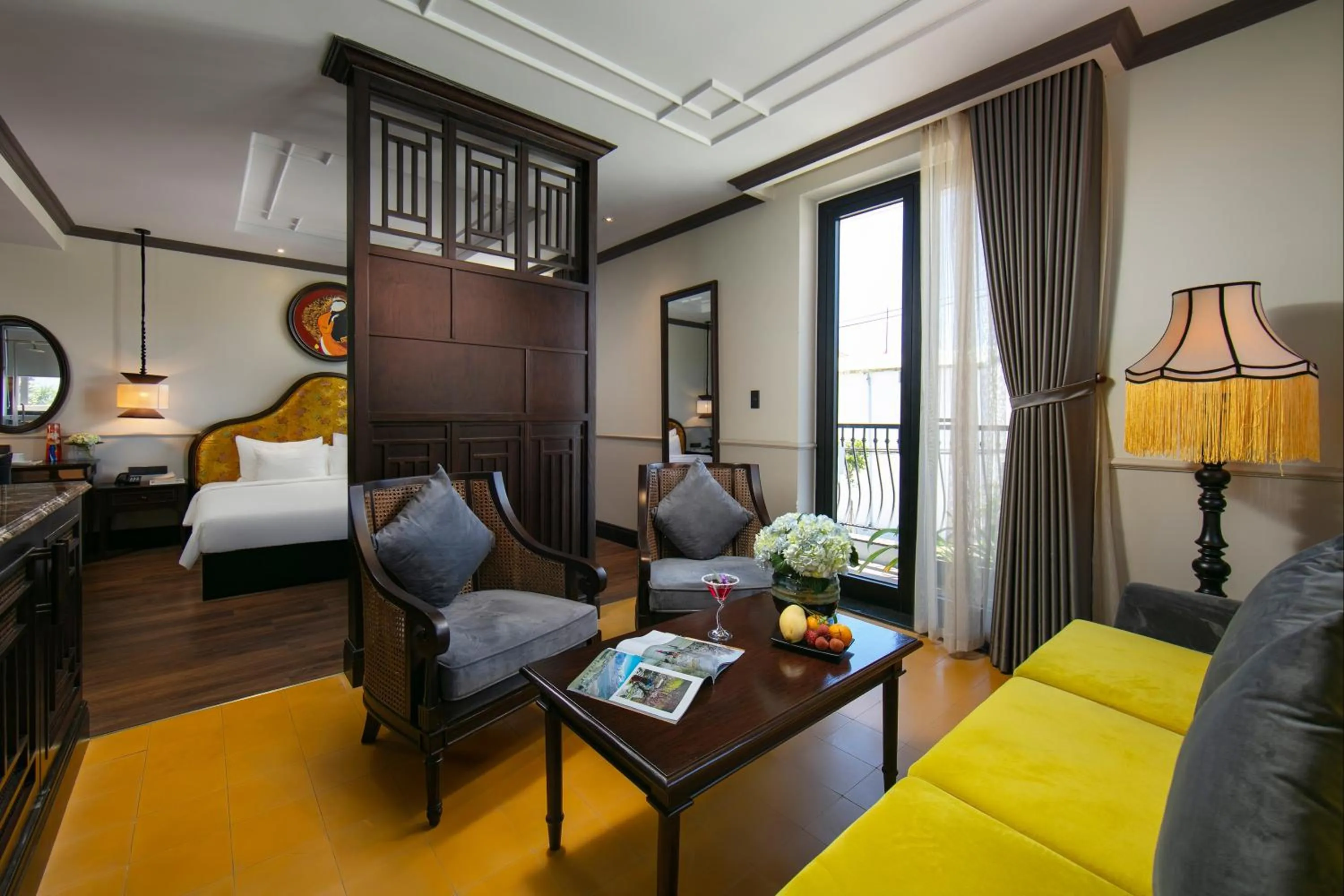 Photo of the whole room, Bed in Silkian Hoian Boutique Hotel & Spa