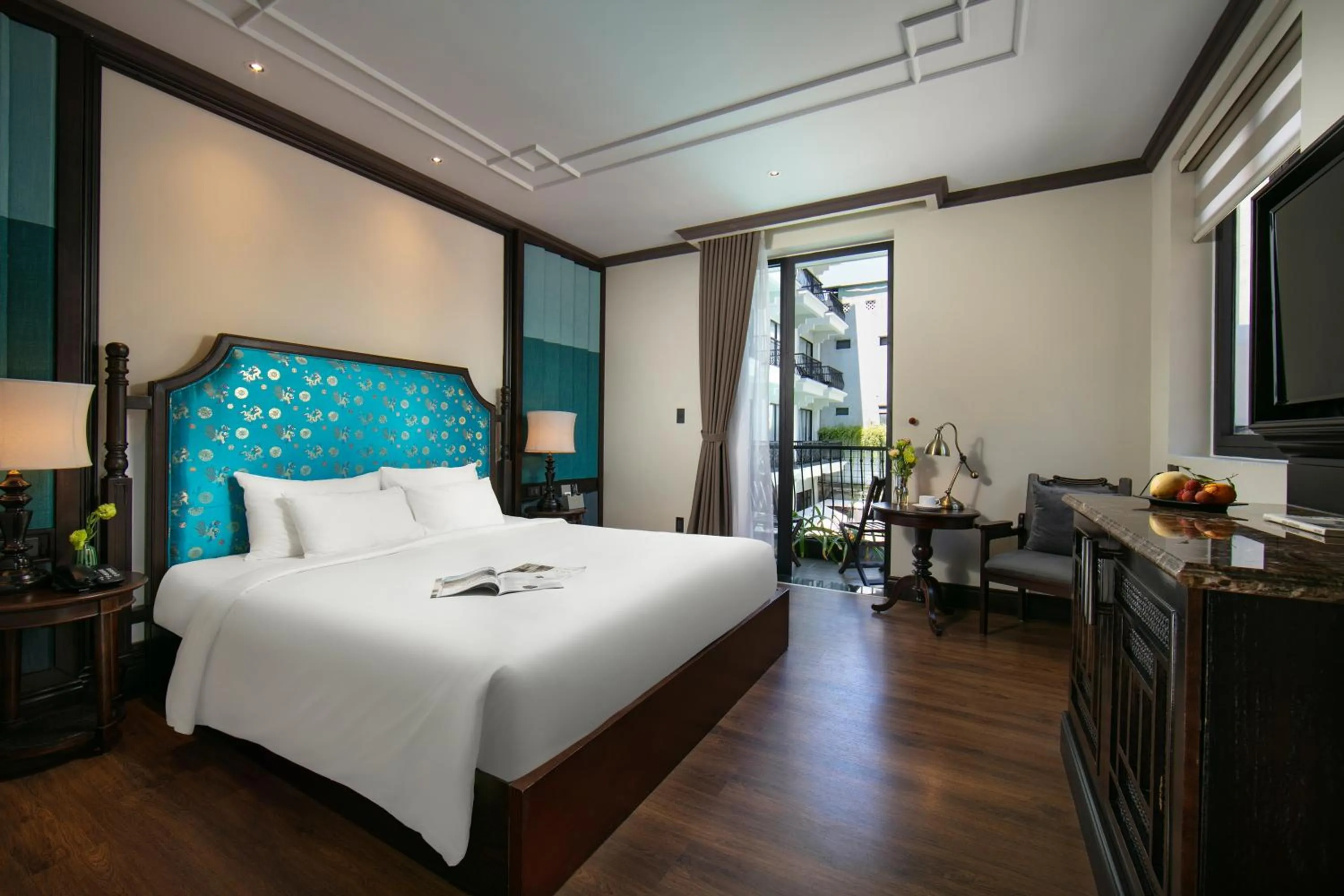 Bed in Silkian Hoian Boutique Hotel & Spa