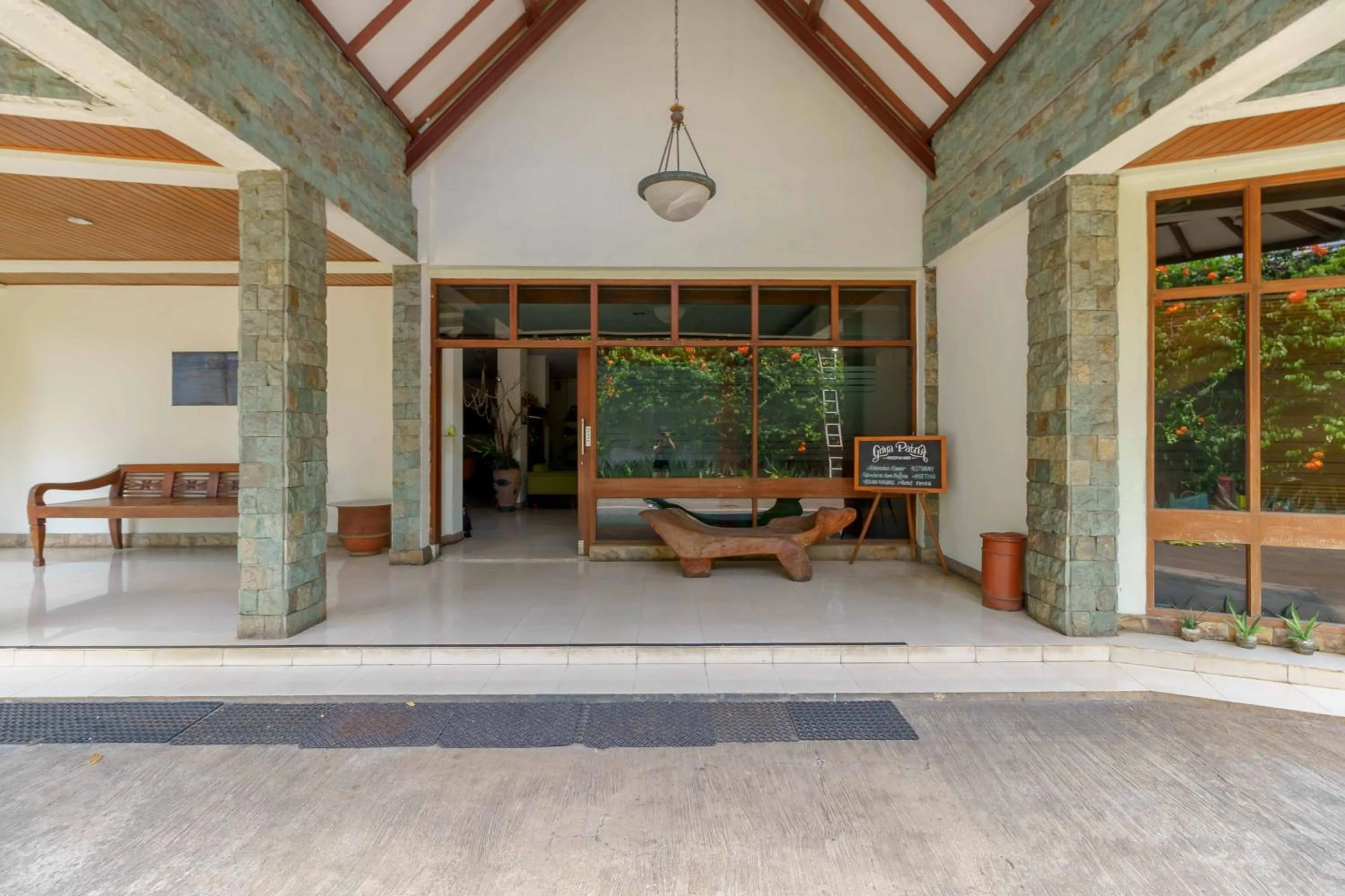 Facade/entrance in RedDoorz Plus near Kemang Raya