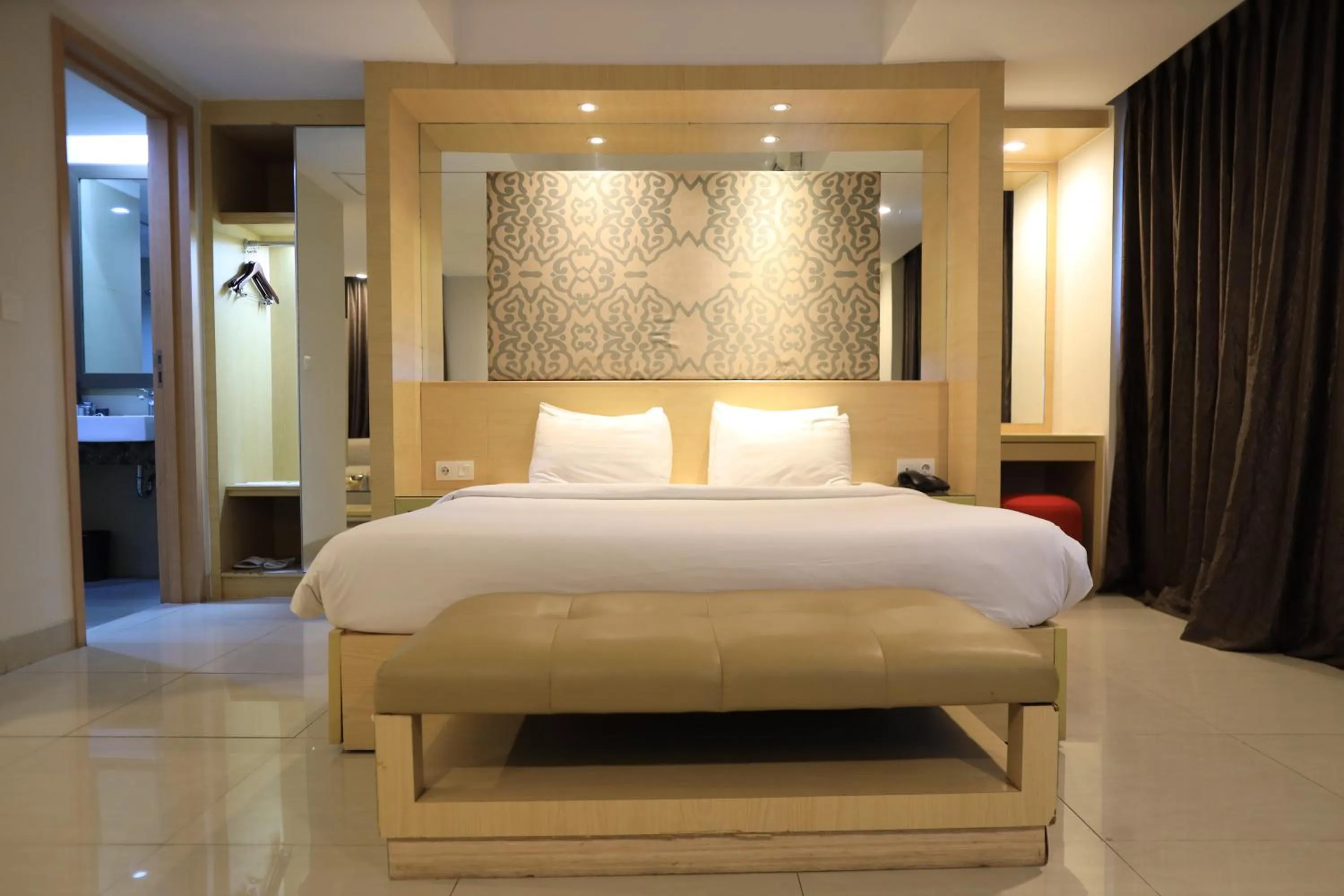 Bed in Metland Hotel Cirebon