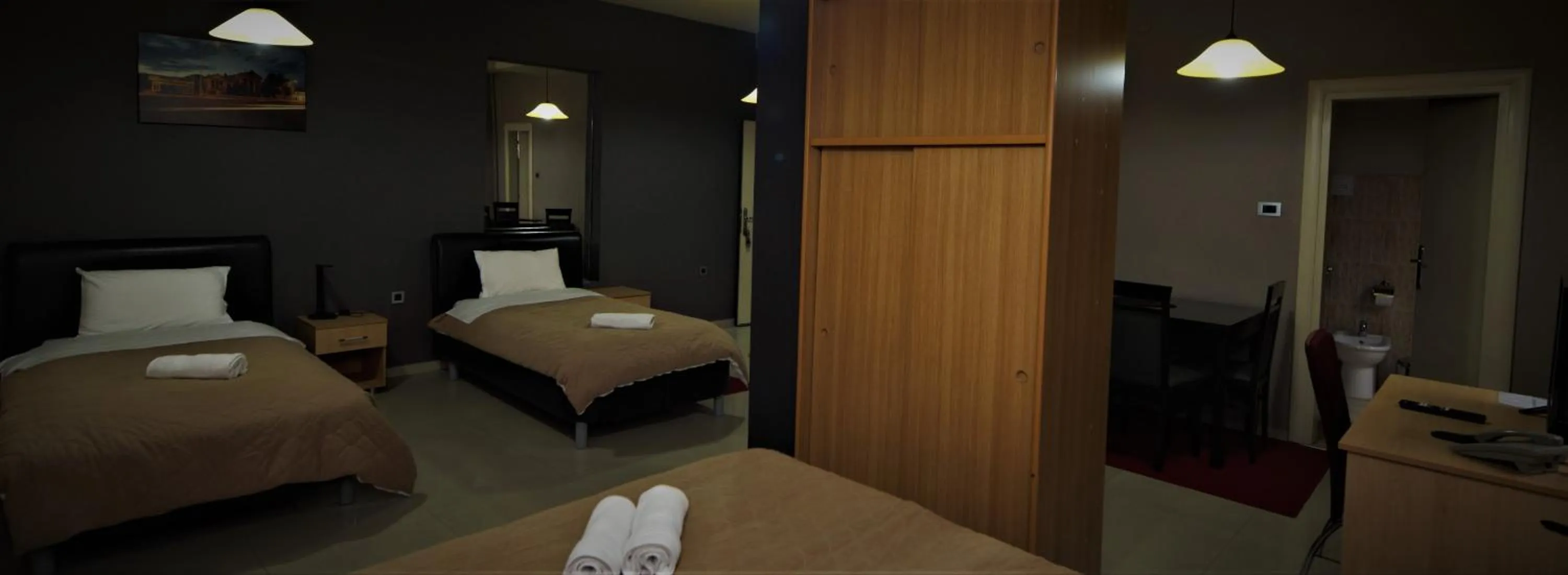 Bed in Hotel Ambasador