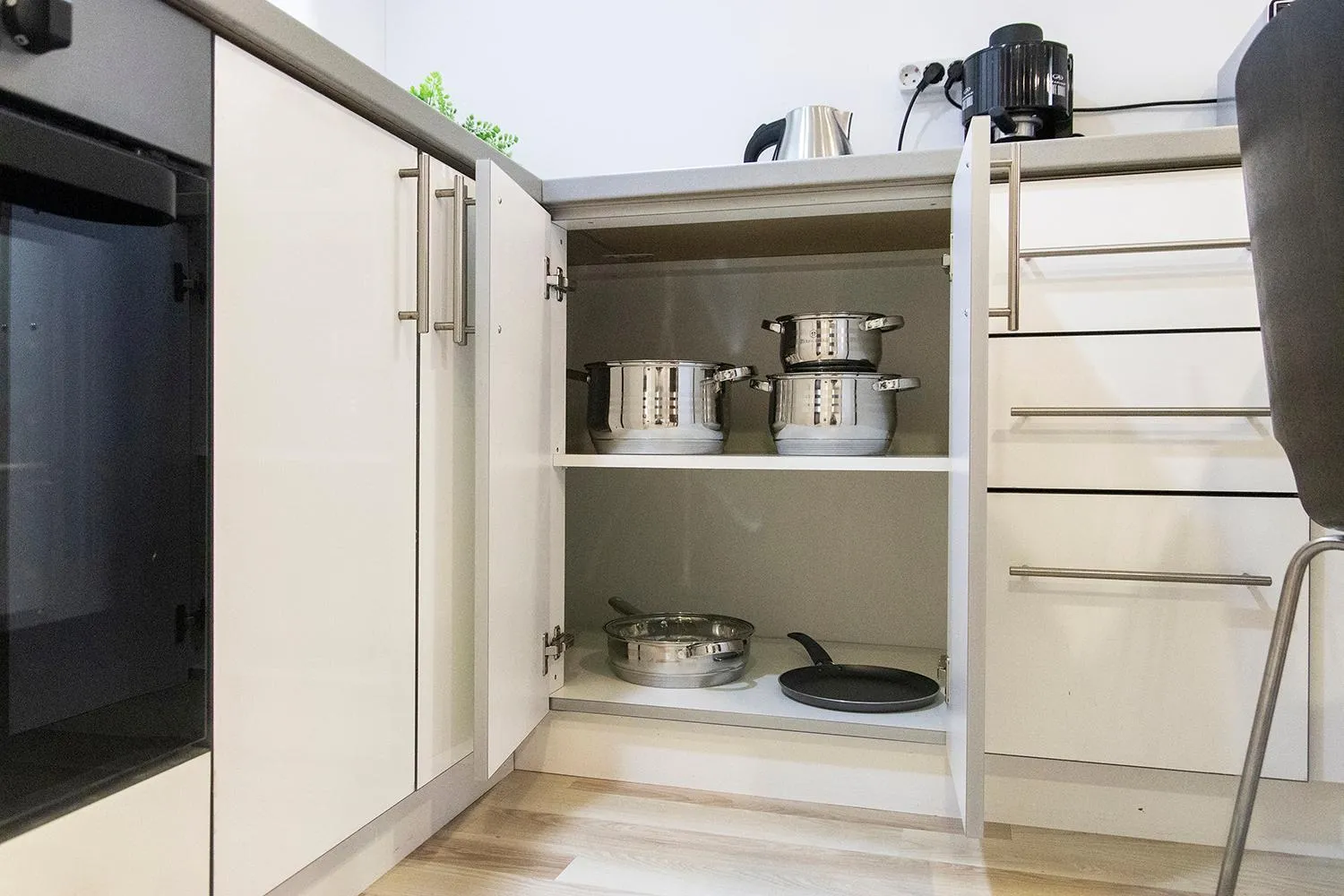 Kitchen or kitchenette in Real Apartments Semmelweis II