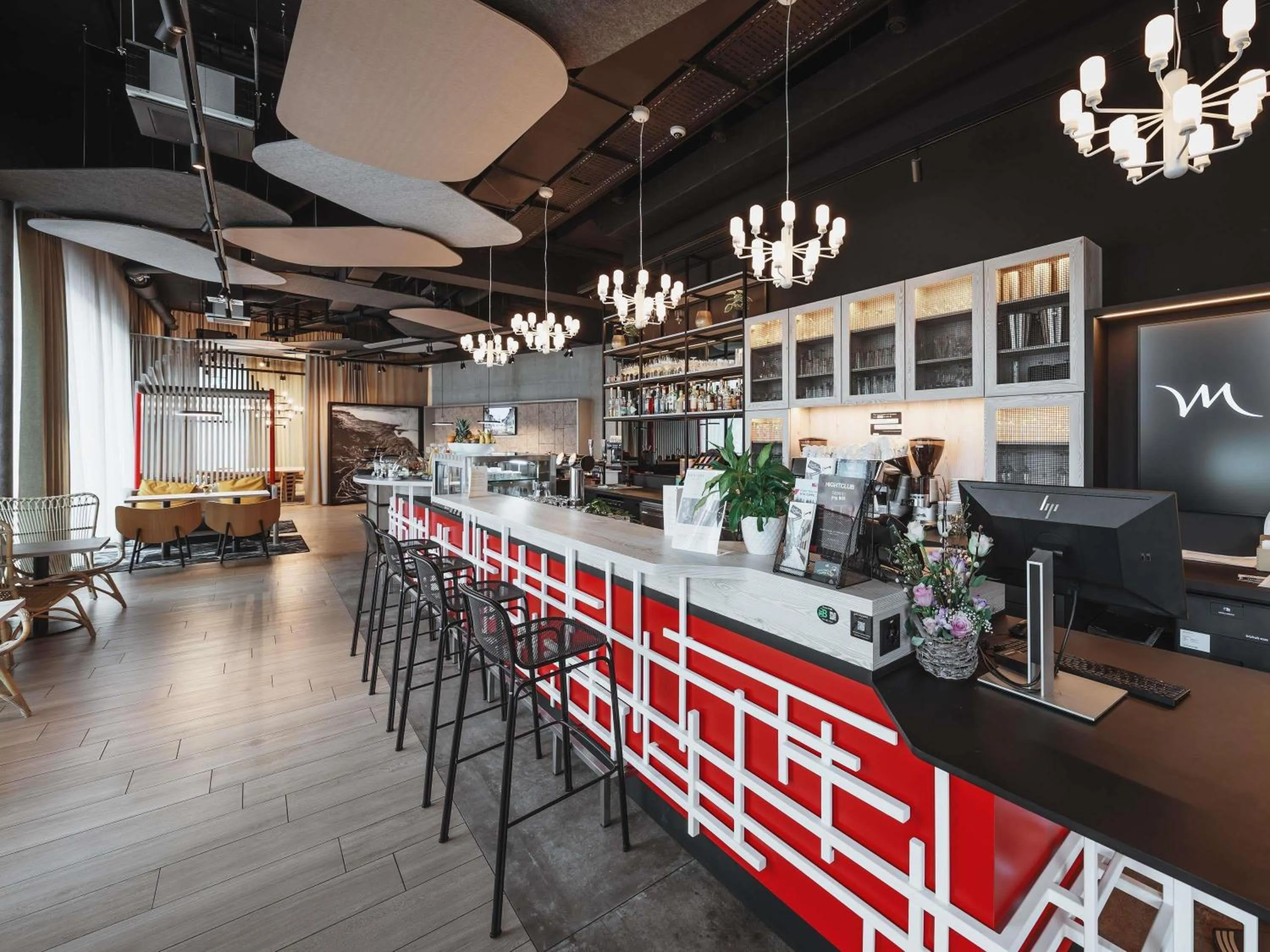 Lounge or bar in Mercure Hotel Delémont