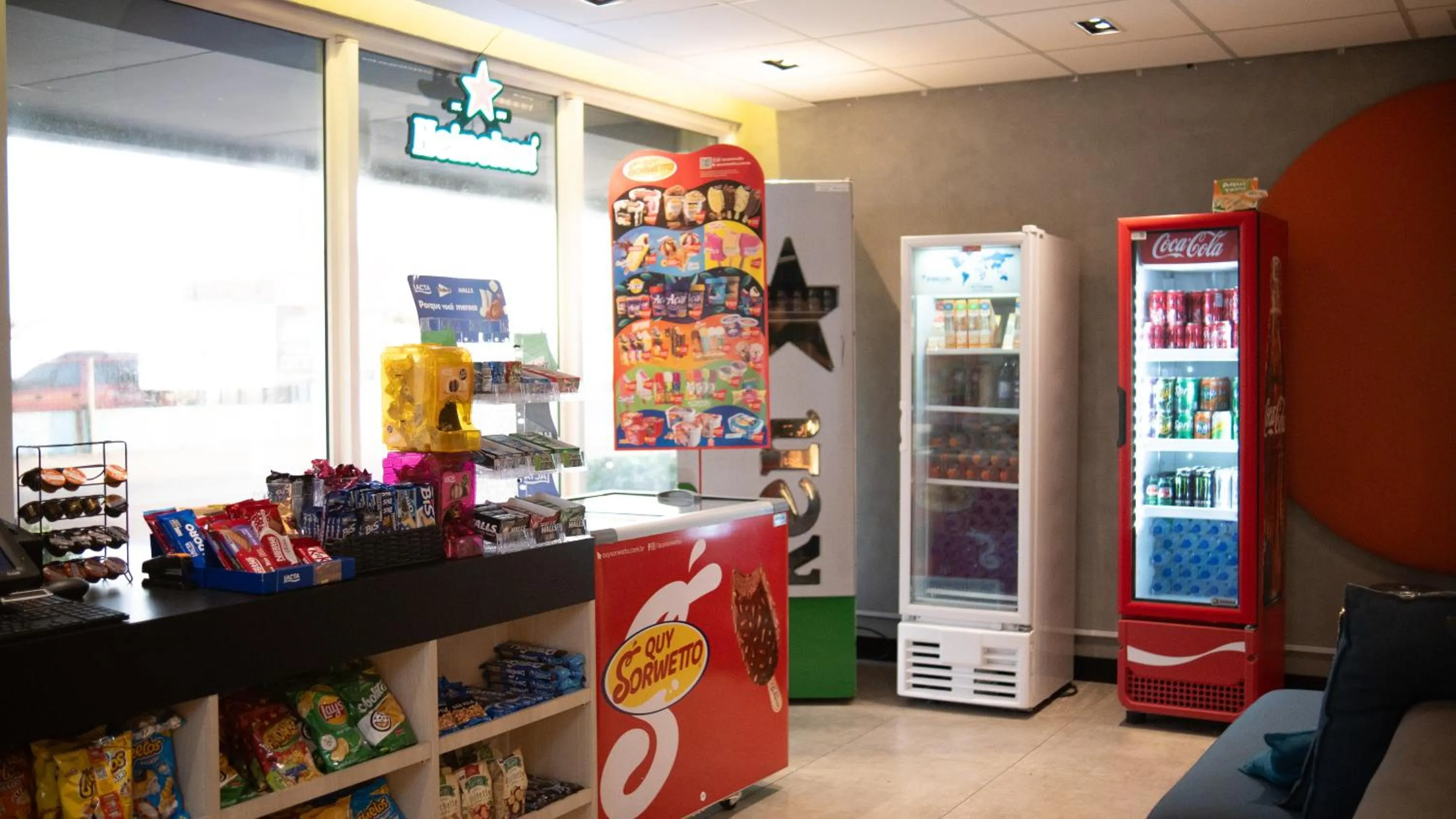 Lounge or bar in ibis budget Recife Jaboatão