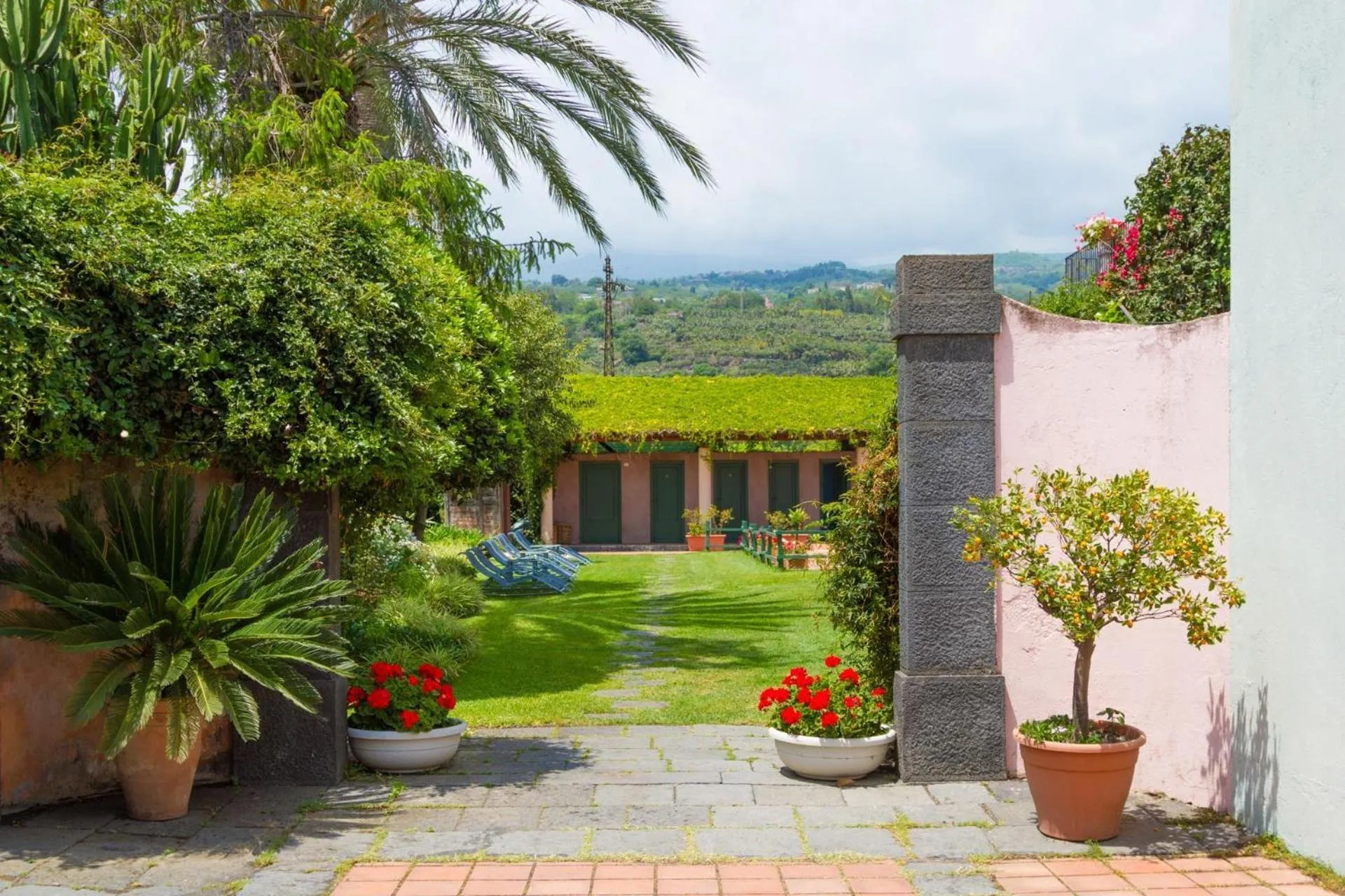 Bird's eye view in Etna Hotel