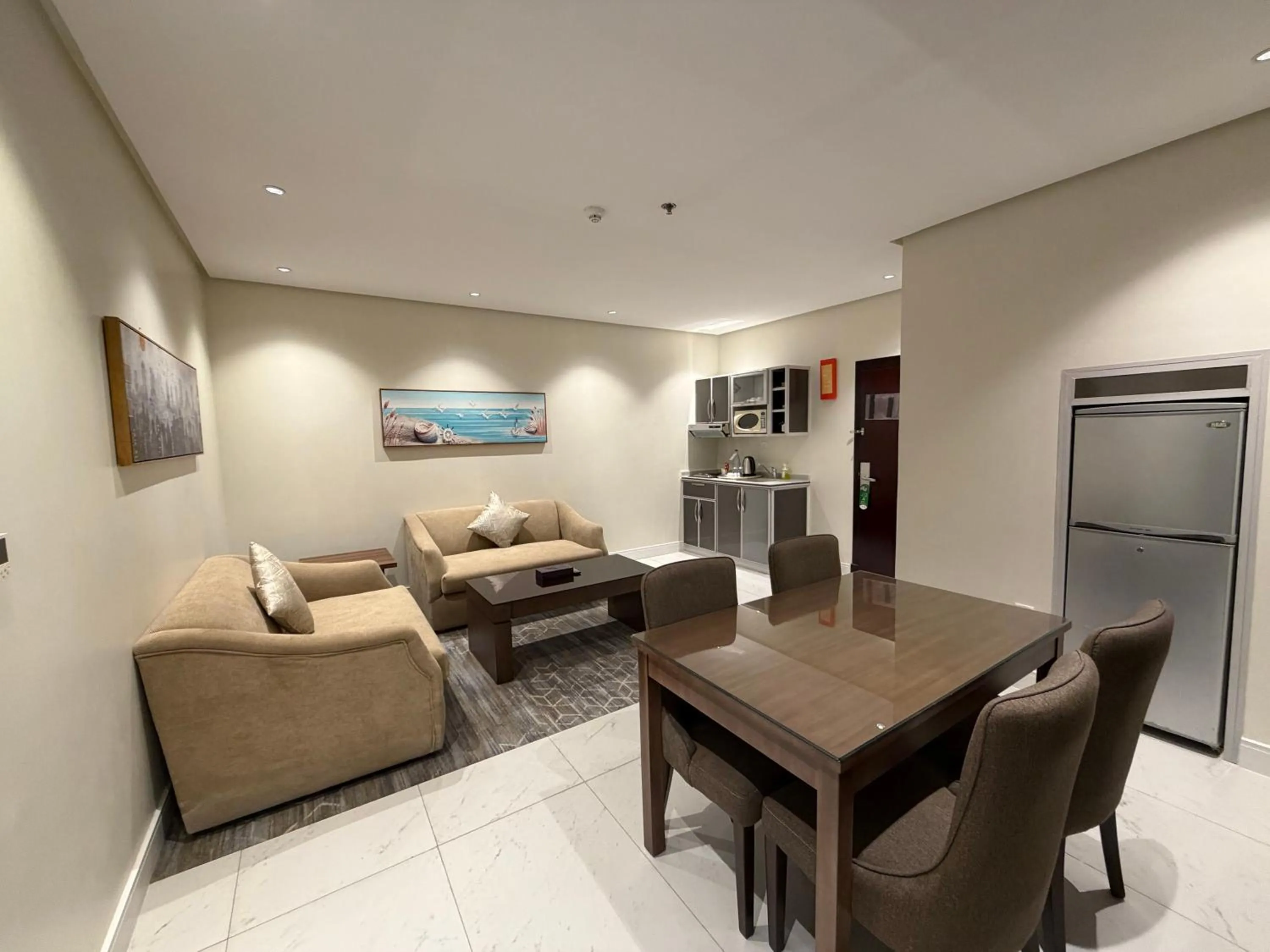 Seating area in Quiet Dreams - Serviced Apartments King abdul Aziz Street Branch