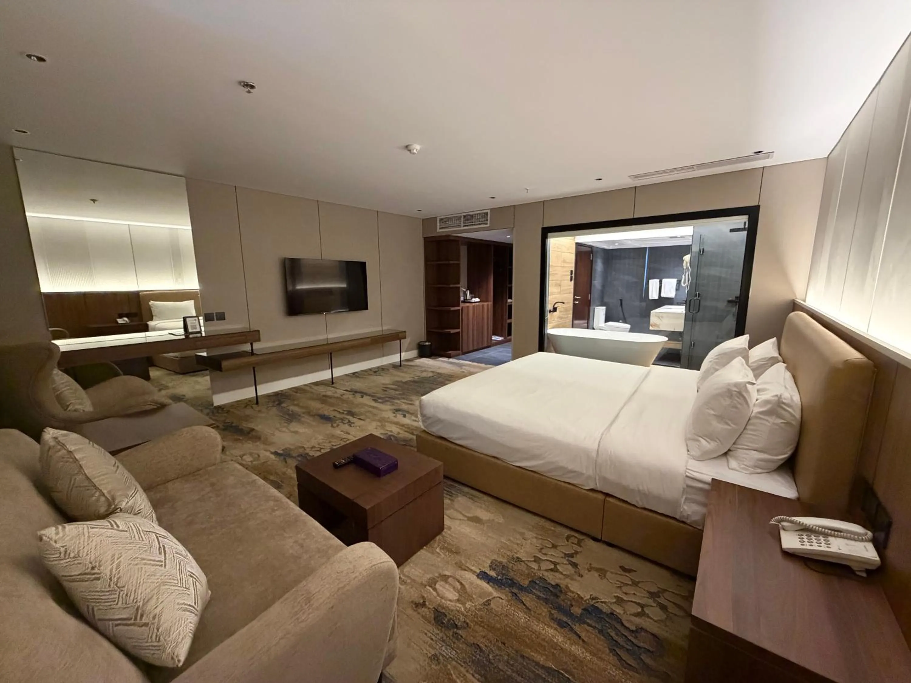 Bed in Quiet Dreams - Serviced Apartments King abdul Aziz Street Branch