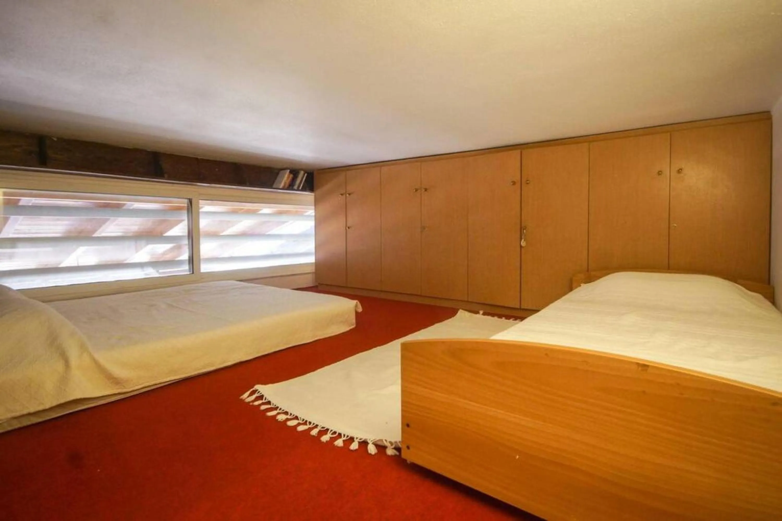 Bed in Violeta's Seaview Apartment in Rhodes