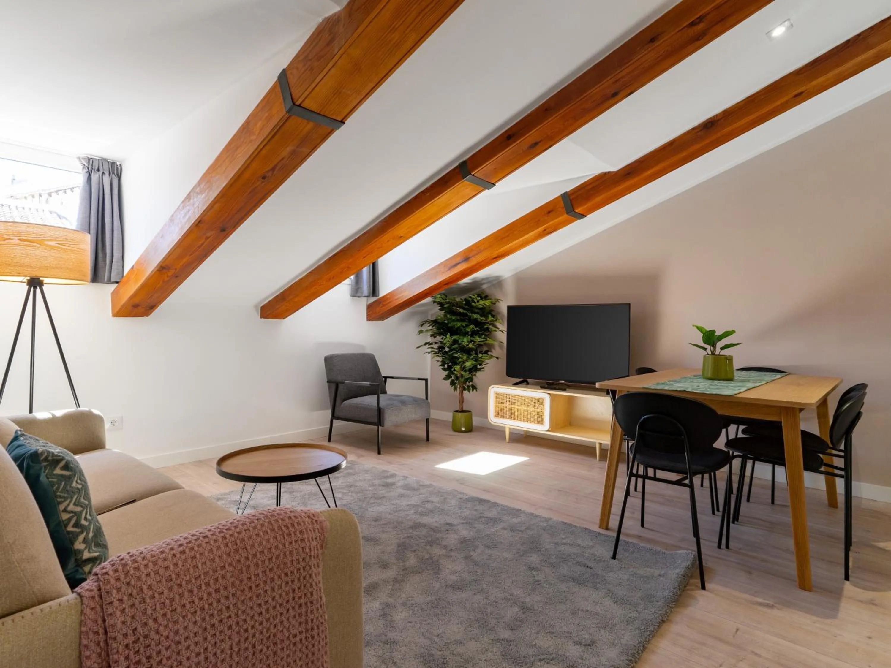 TV and multimedia in Limehome Madrid Calle Ave María - estancia temporal