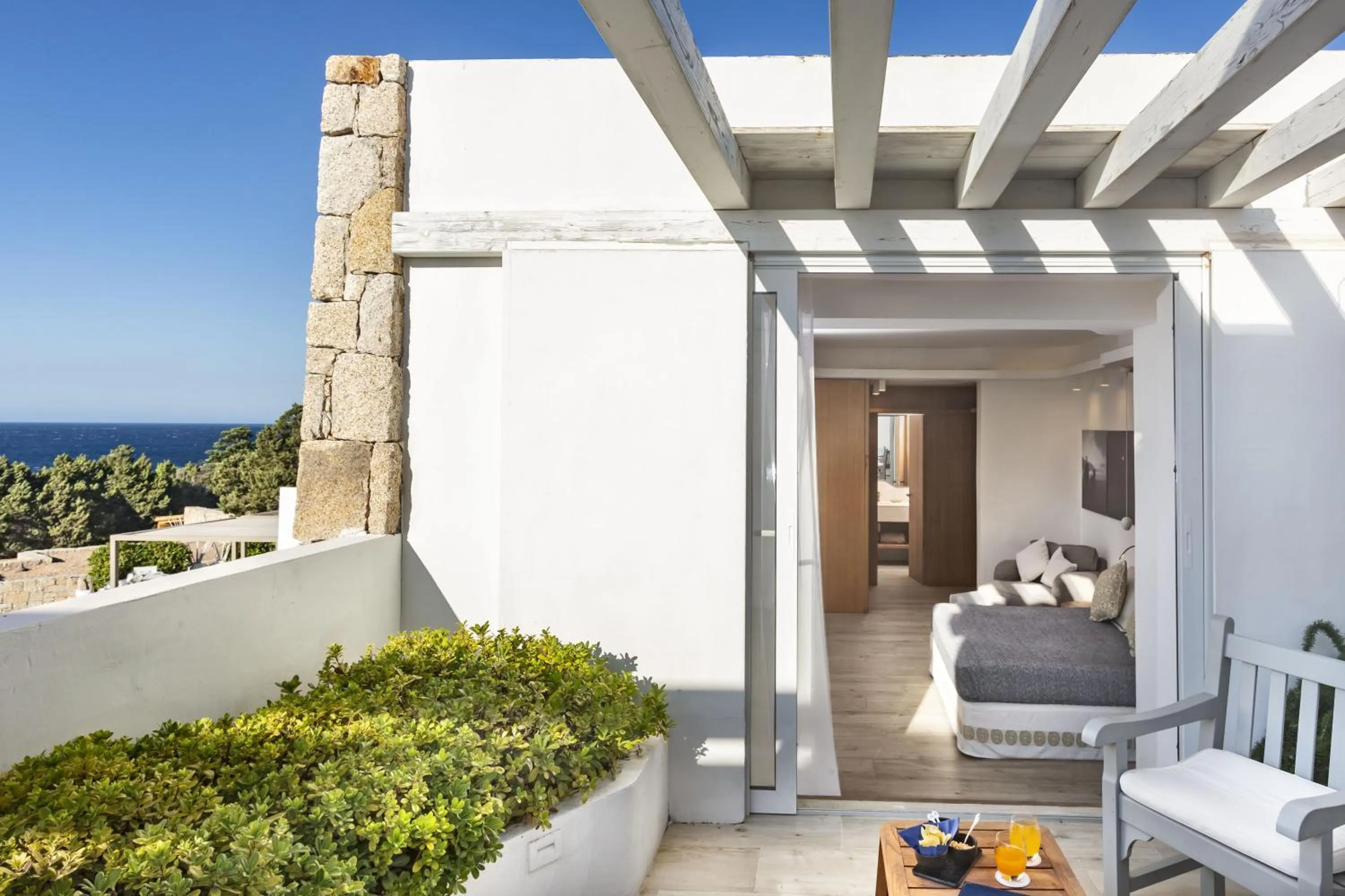 Balcony/Terrace in Hotel Grand Relais Dei Nuraghi