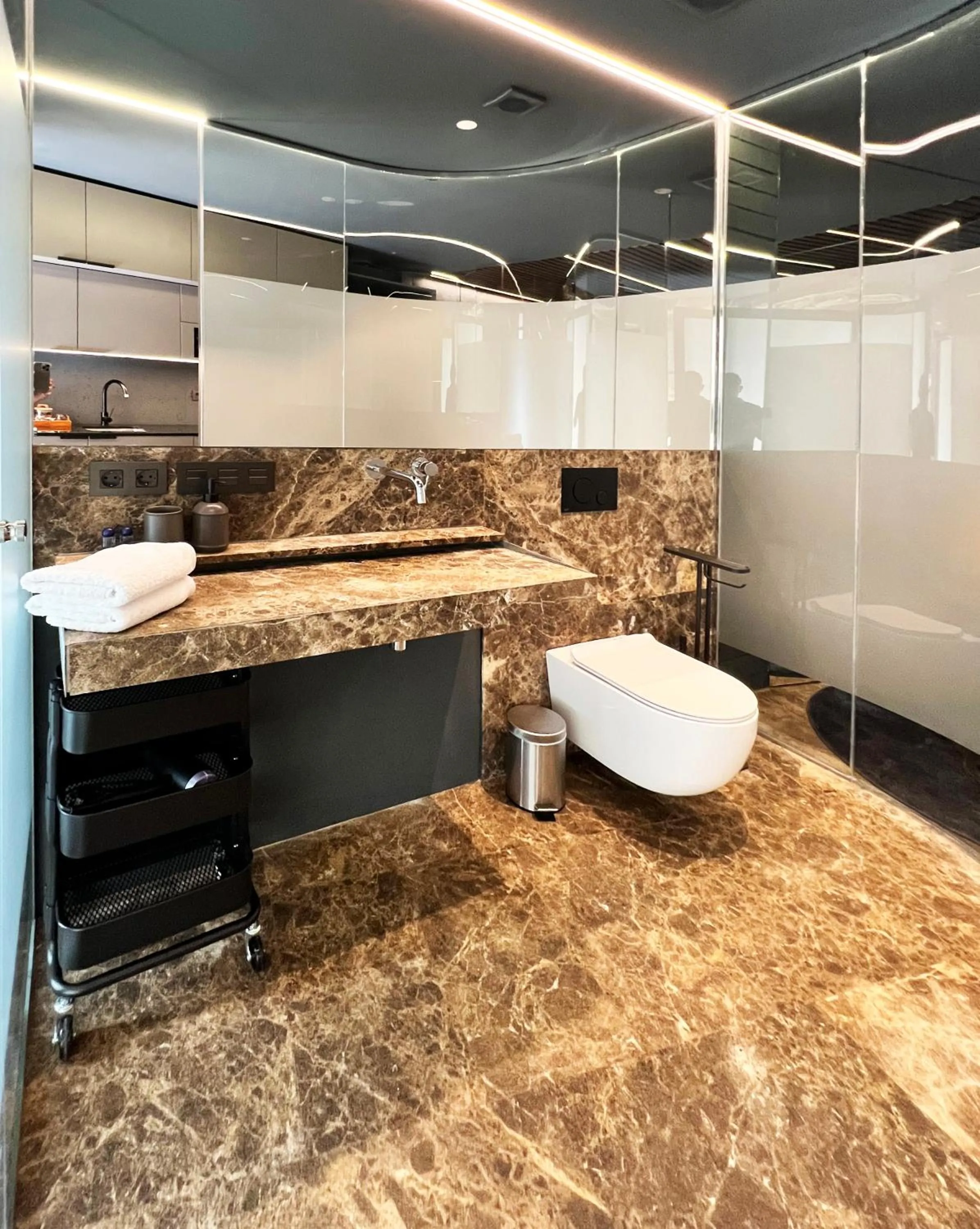 Bathroom in Apartaestudios Evolution Luxury