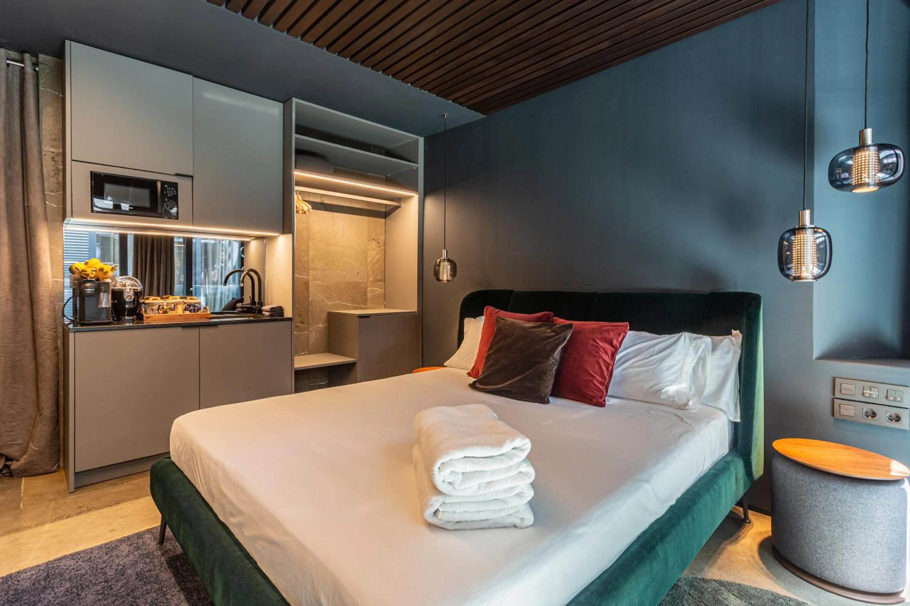 Bed in Apartaestudios Evolution Luxury