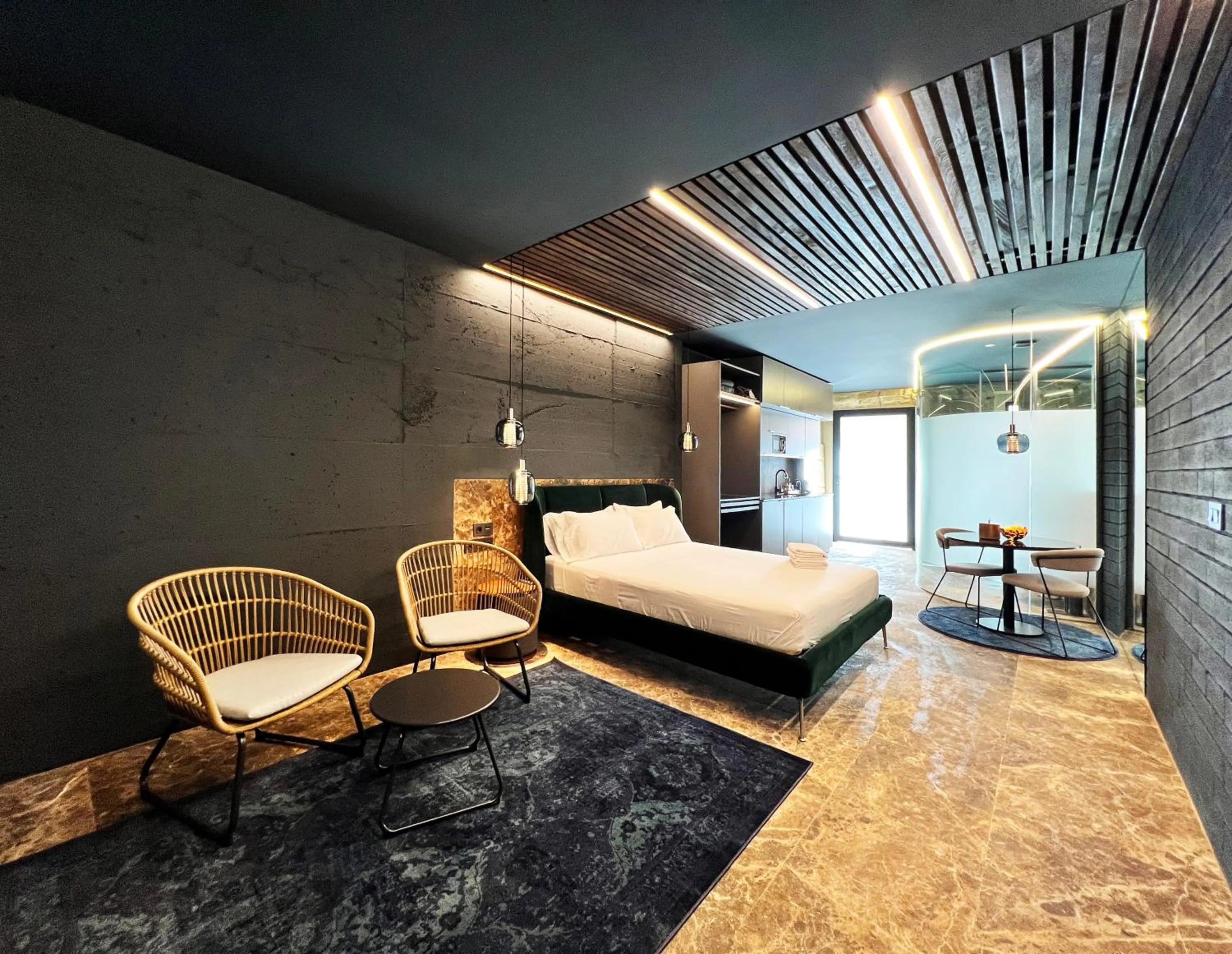 Bed in Apartaestudios Evolution Luxury